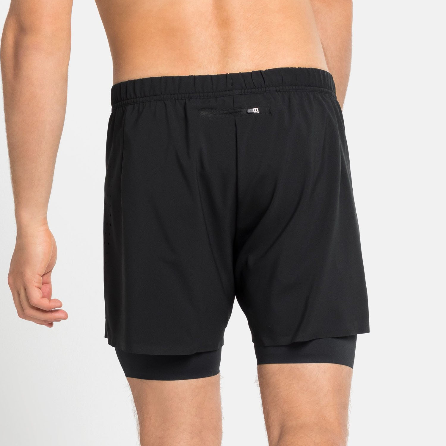 Odlo Zeroweight 2 In 1 5in Pantaloncini Black