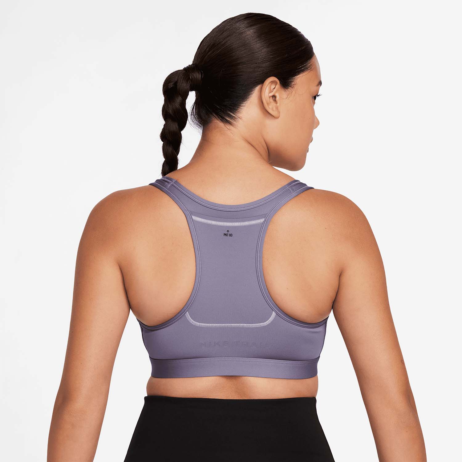 Nike Swoosh Reggiseno Sportivo Daybreak/Violet Mist/Court Purple