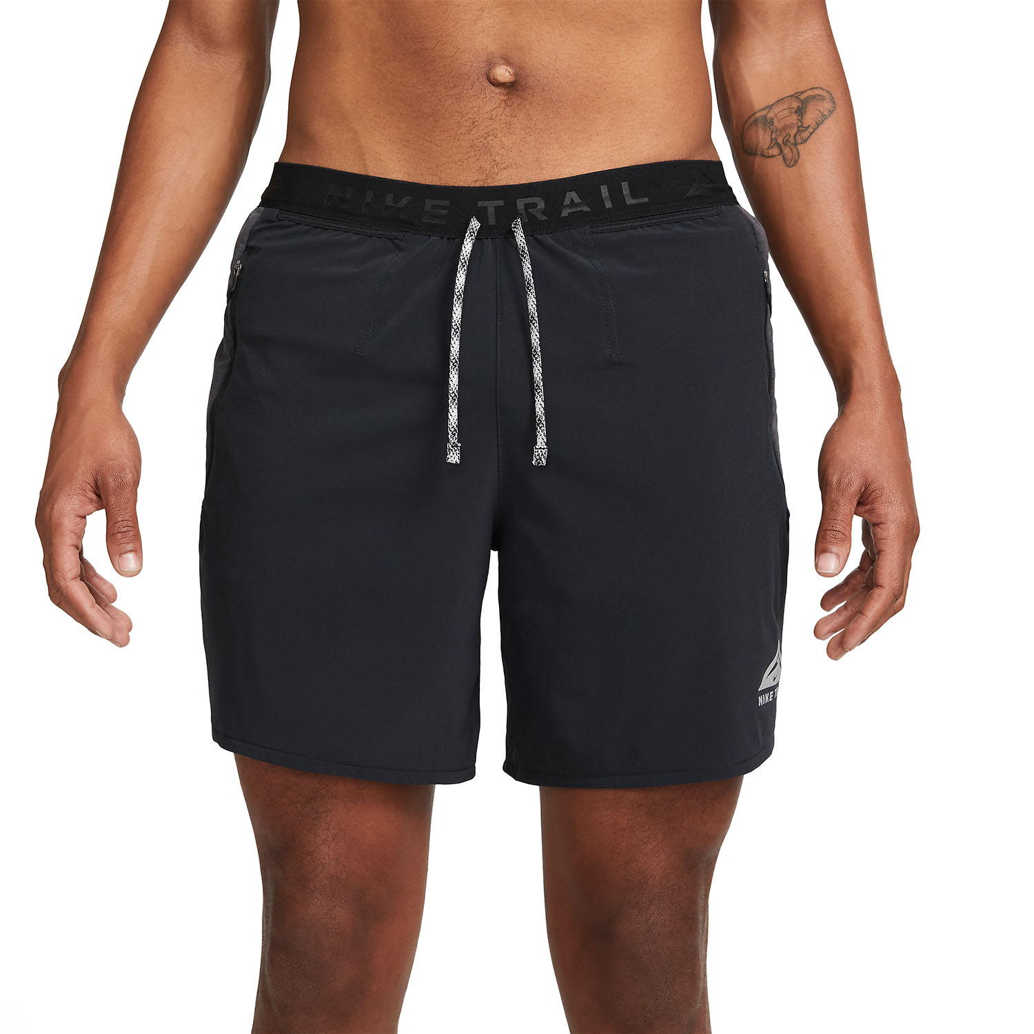 Nike Dri-FIT Second Sunrise 7in Pantaloncini Black/Dark Smoke Grey/White