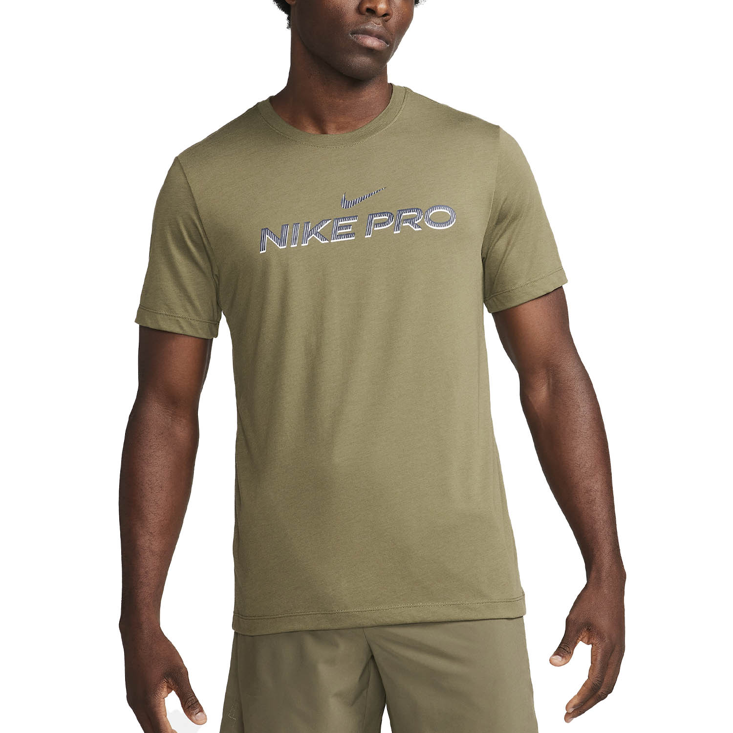 Nike Pro Fitness Maglietta Medium Olive