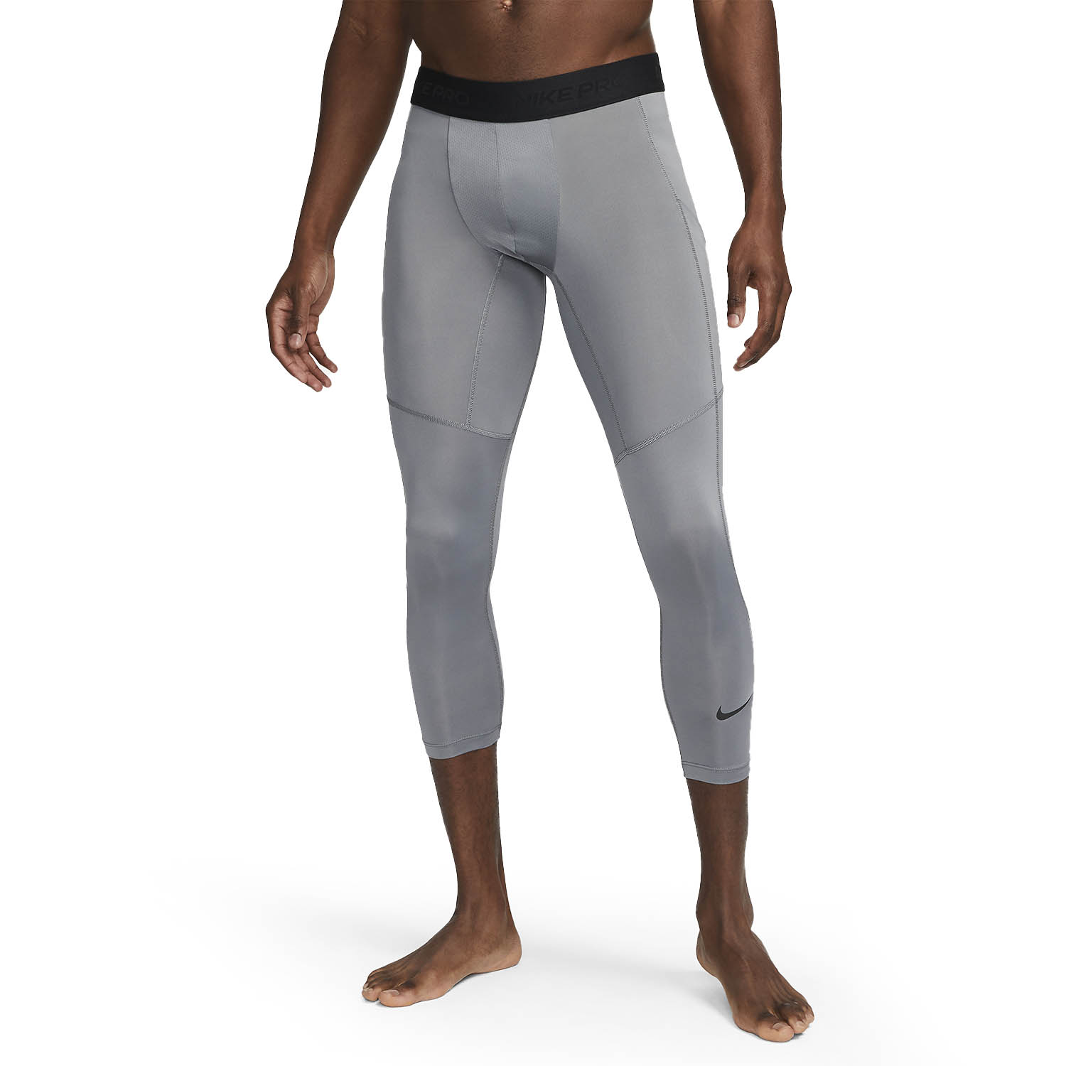 Nike Dri-FIT Pro 3/4 Calzamaglia Smoke Grey/Black
