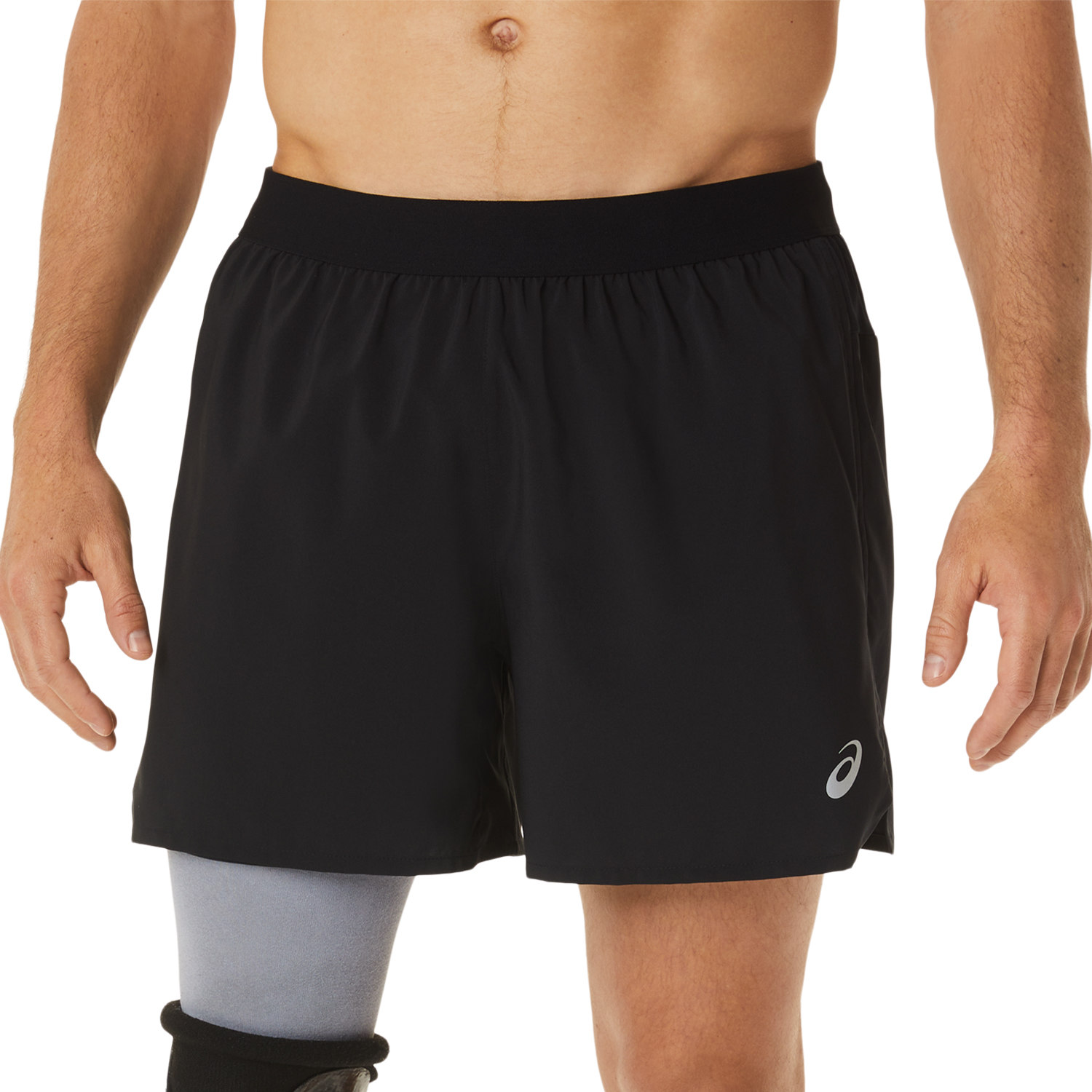 Asics Road 2 in 1 5in Pantaloncini Performance Black