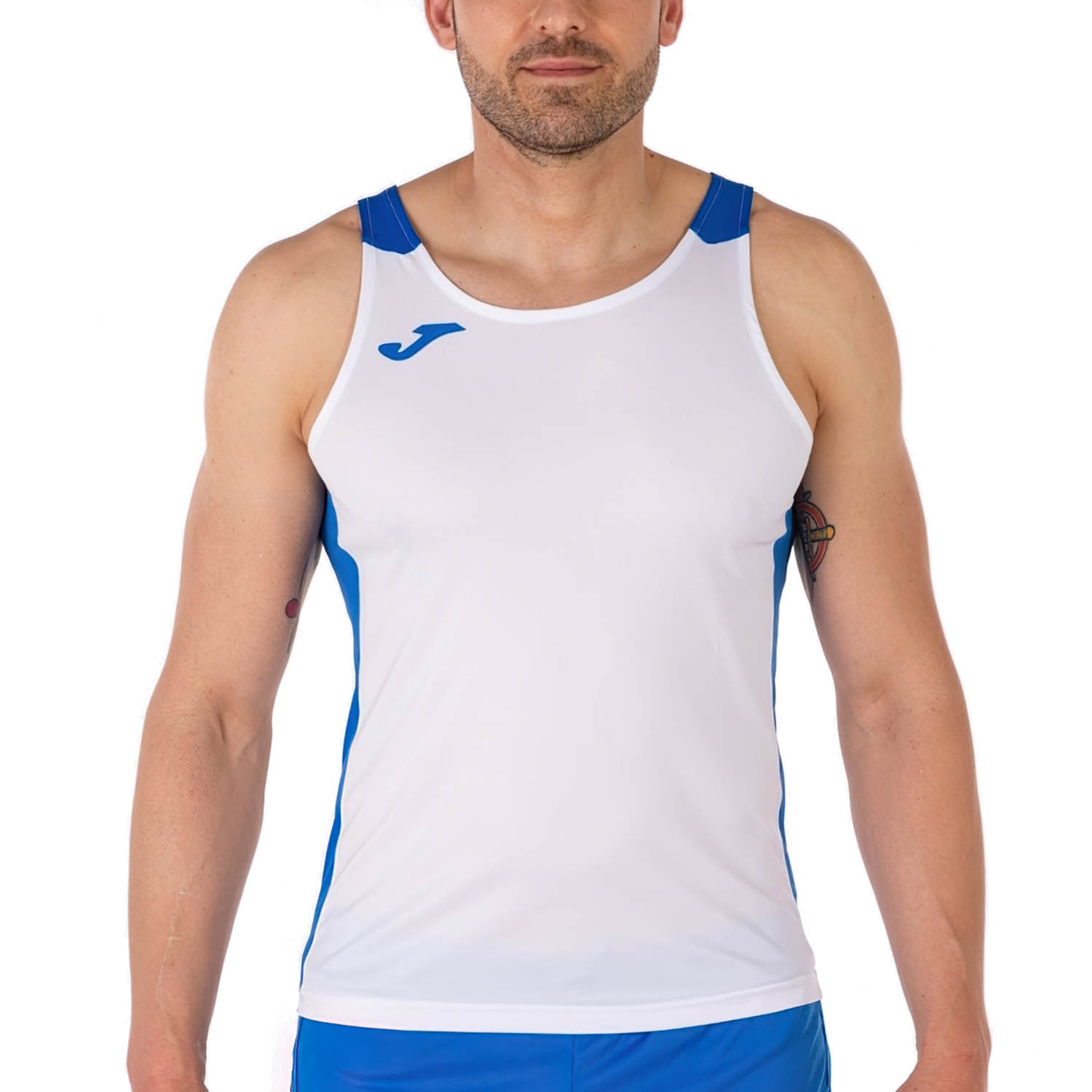 Joma Record II Canotta White/Royal