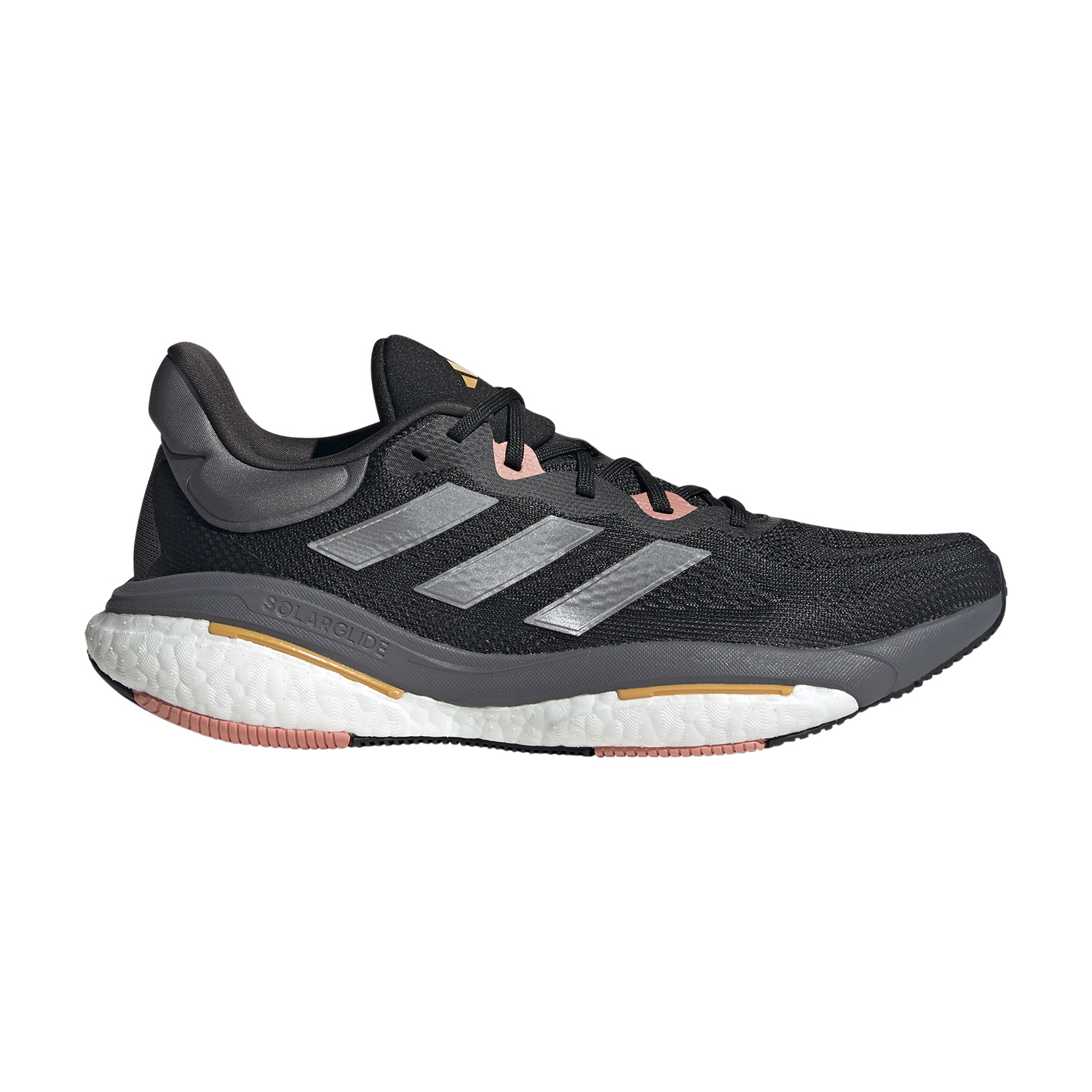 adidas Solar Glide 6 Core Black/Iron Metallic/Preloved Yellow
