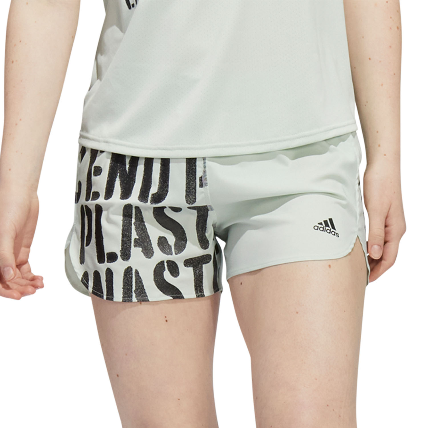 adidas Fast 3in Pantaloncini Linen Green