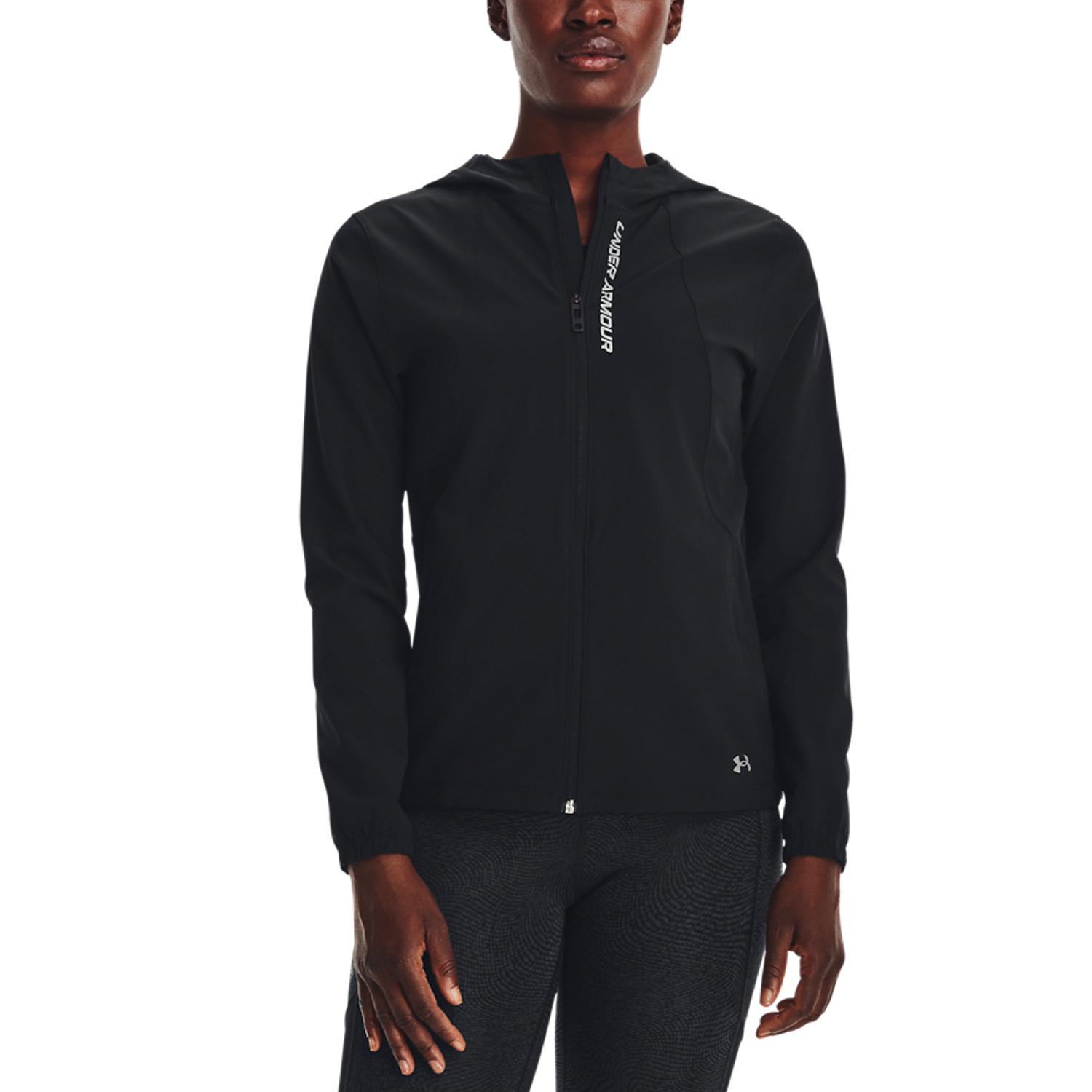 Under Armour Outrun The Storm Giacca Black/Reflective