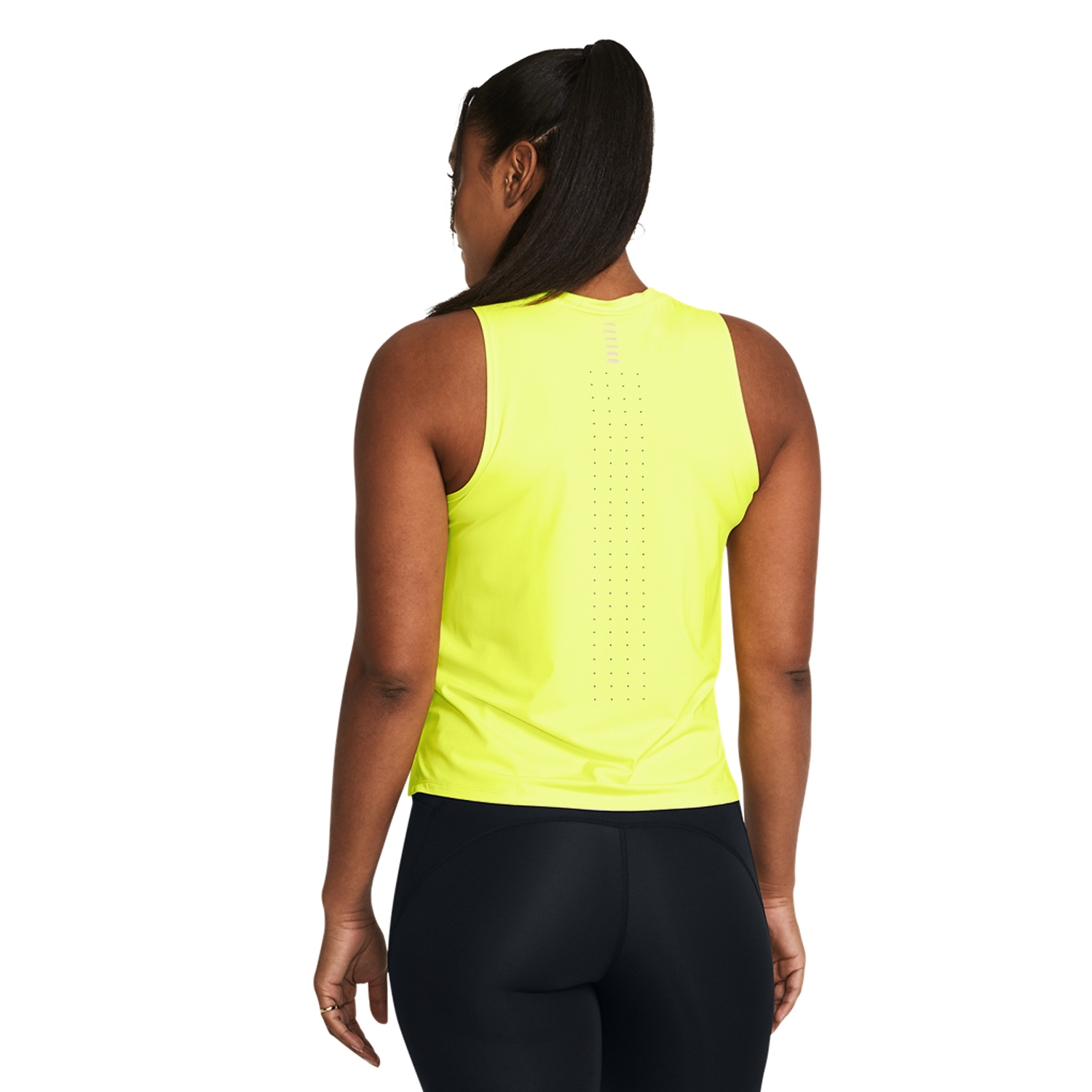 Under Armour ISO-Chill Laser Canotta High Vis Yellow/Reflective