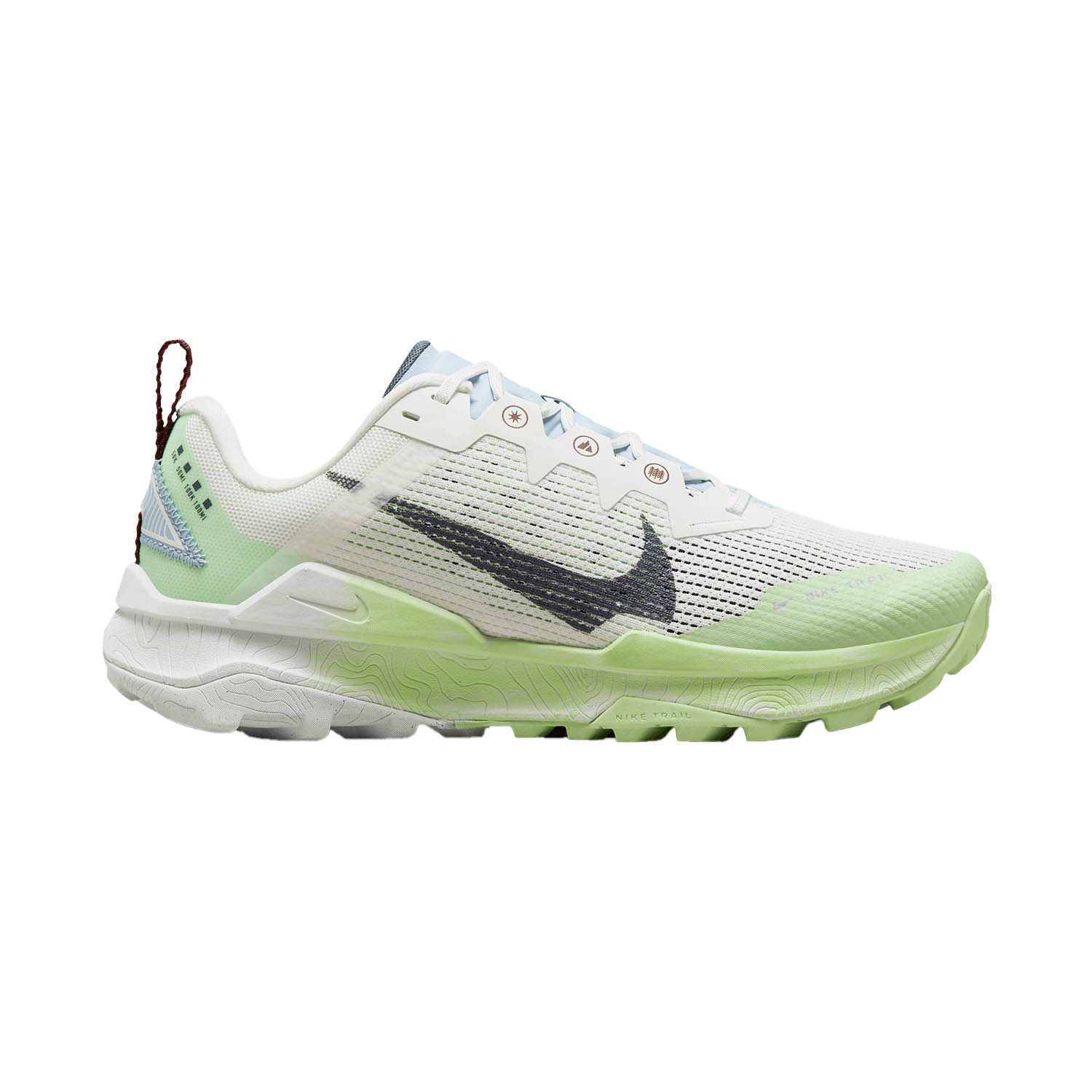 Nike React Wildhorse 8 Summit White/Thunder Blue/Vapor Green