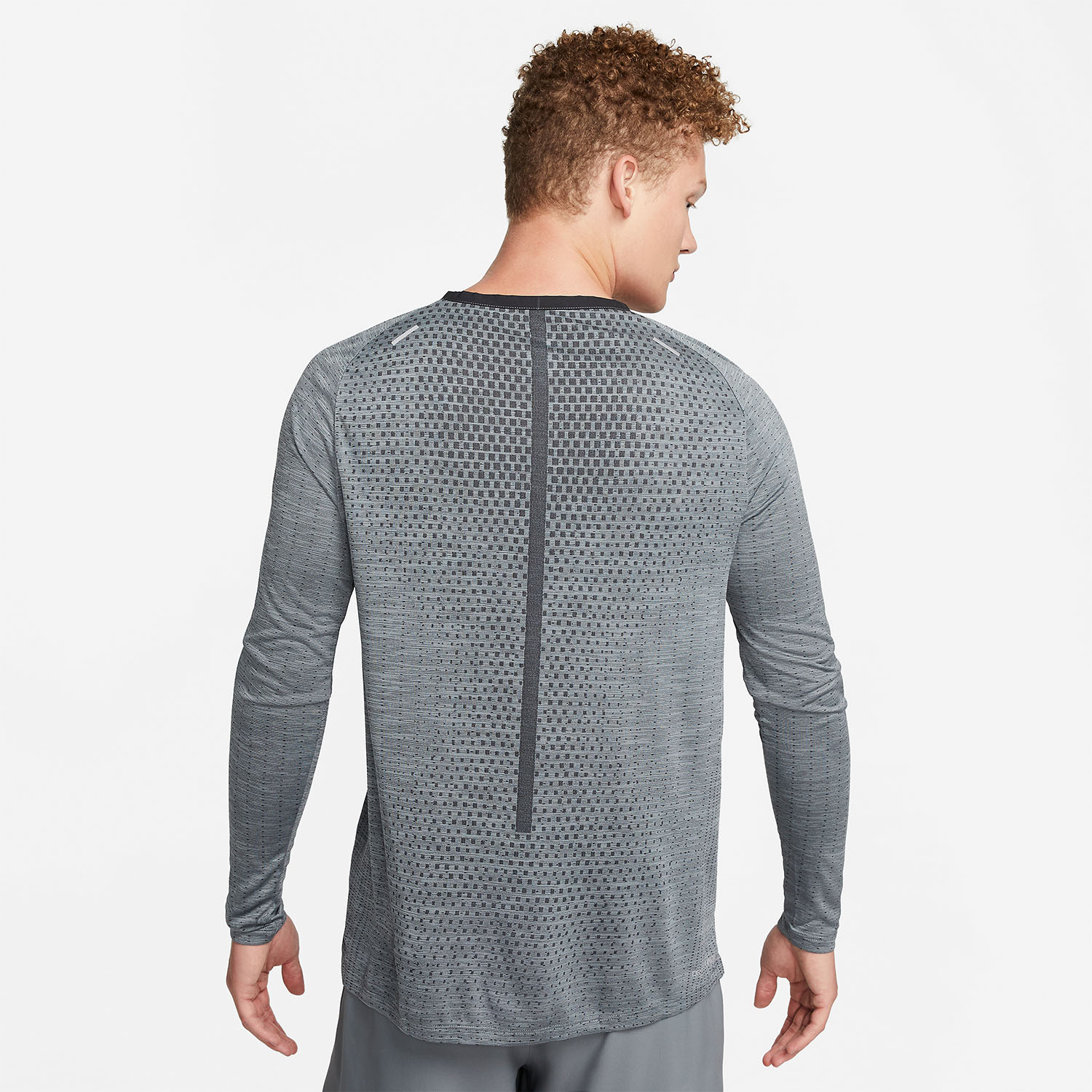 Nike TechKnit Ultra Logo Maglia Black/Smoke Grey/Reflective Silver