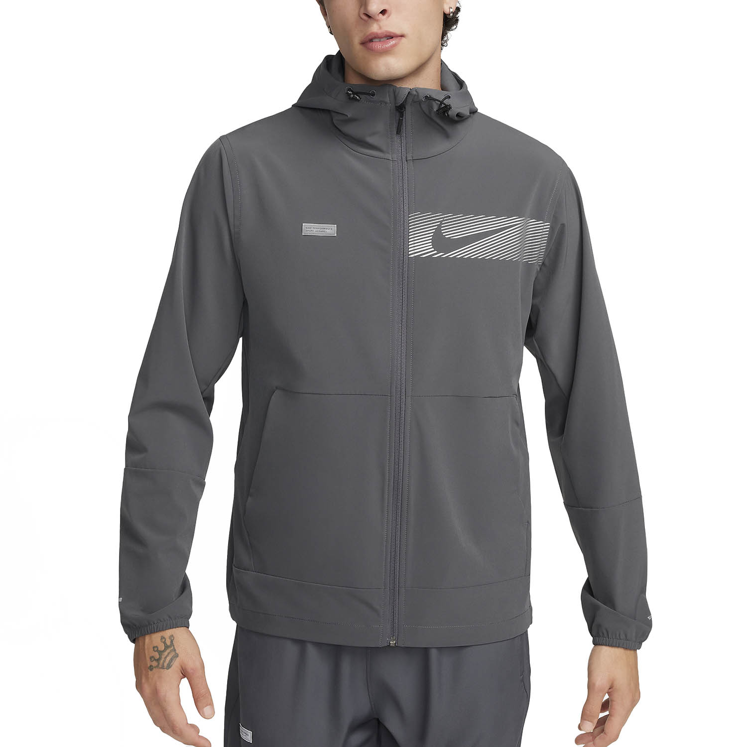 Nike Unlimited Flash Giacca Iron Grey/Reflective Silver