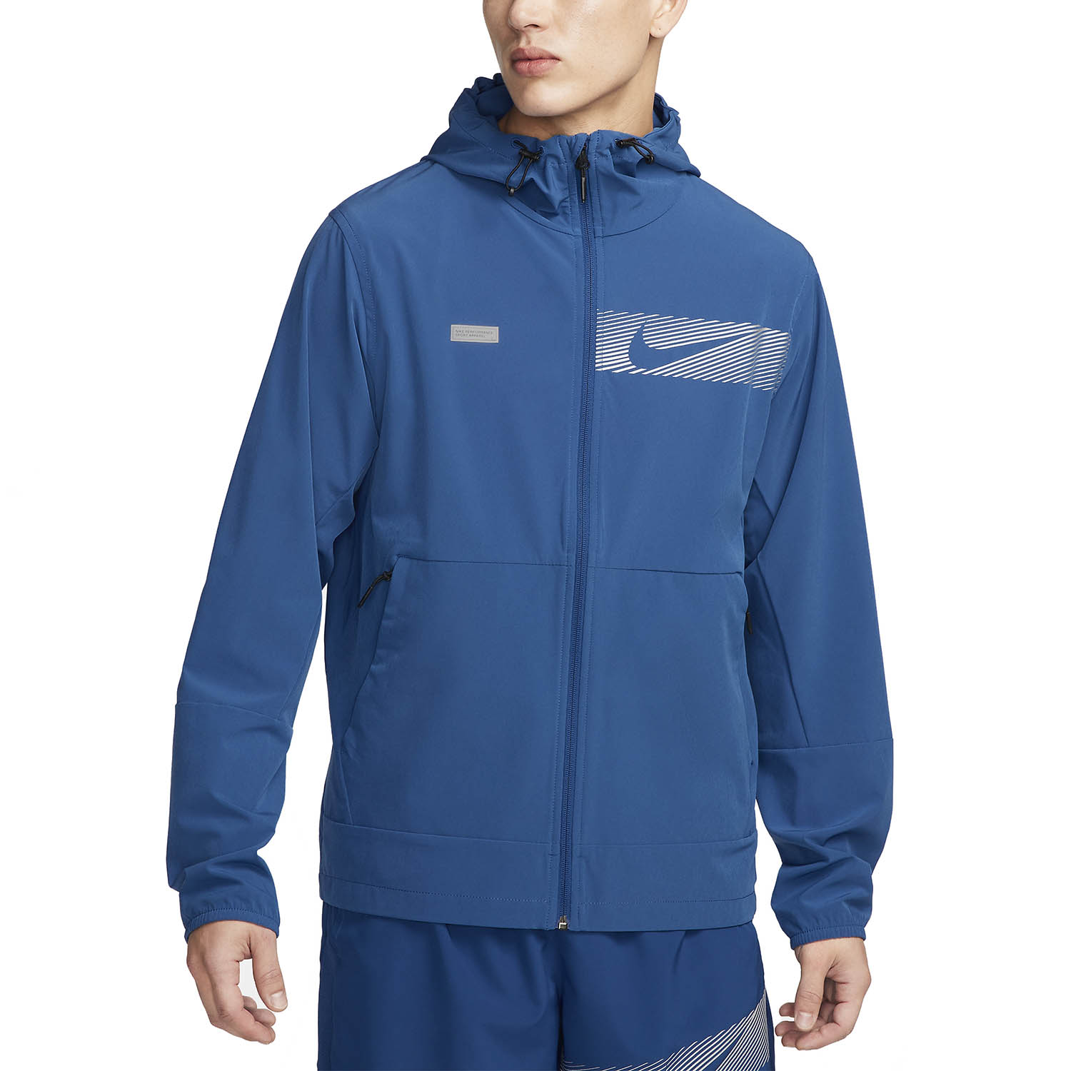 Nike Unlimited Flash Giacca Court Blue/Reflective Silver