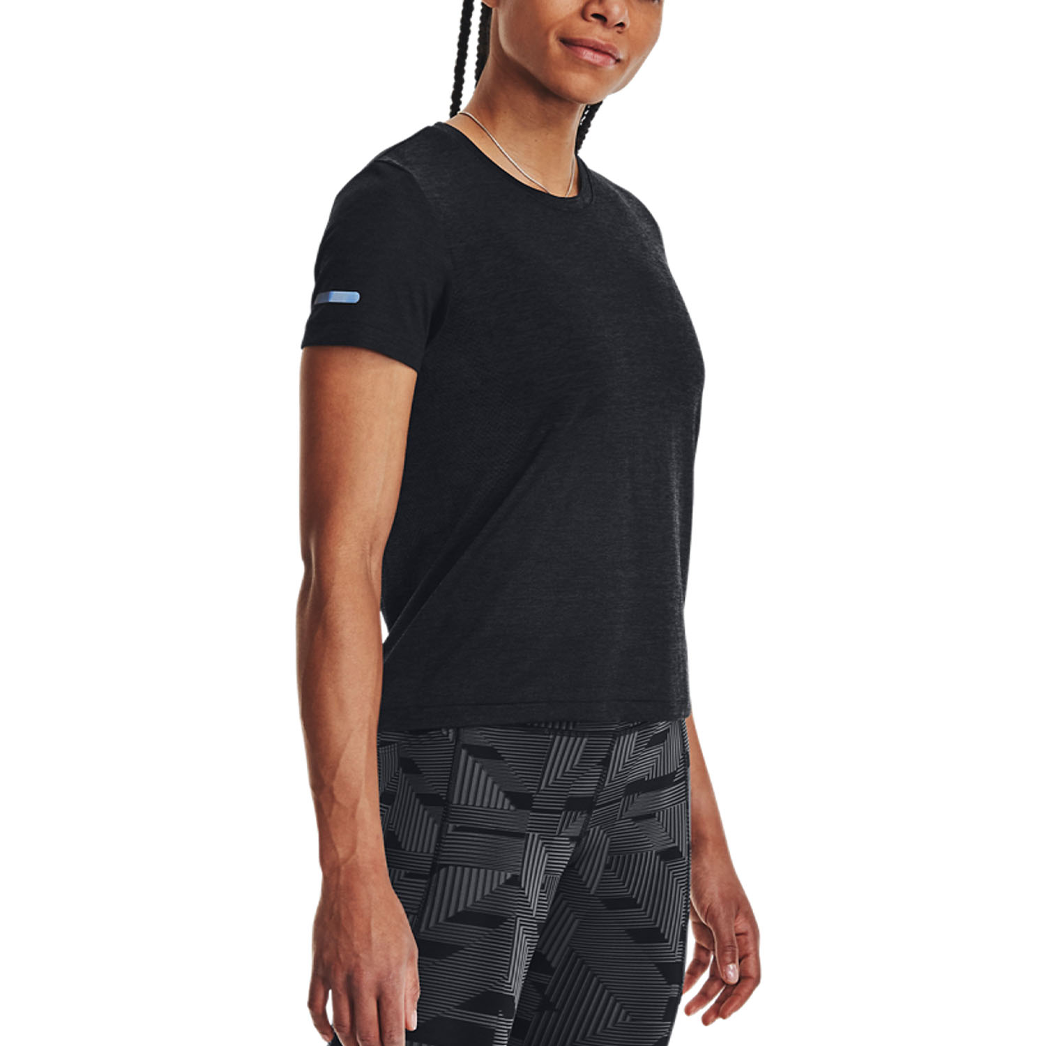 Under Armour Seamless Stride Maglietta Black/Reflective