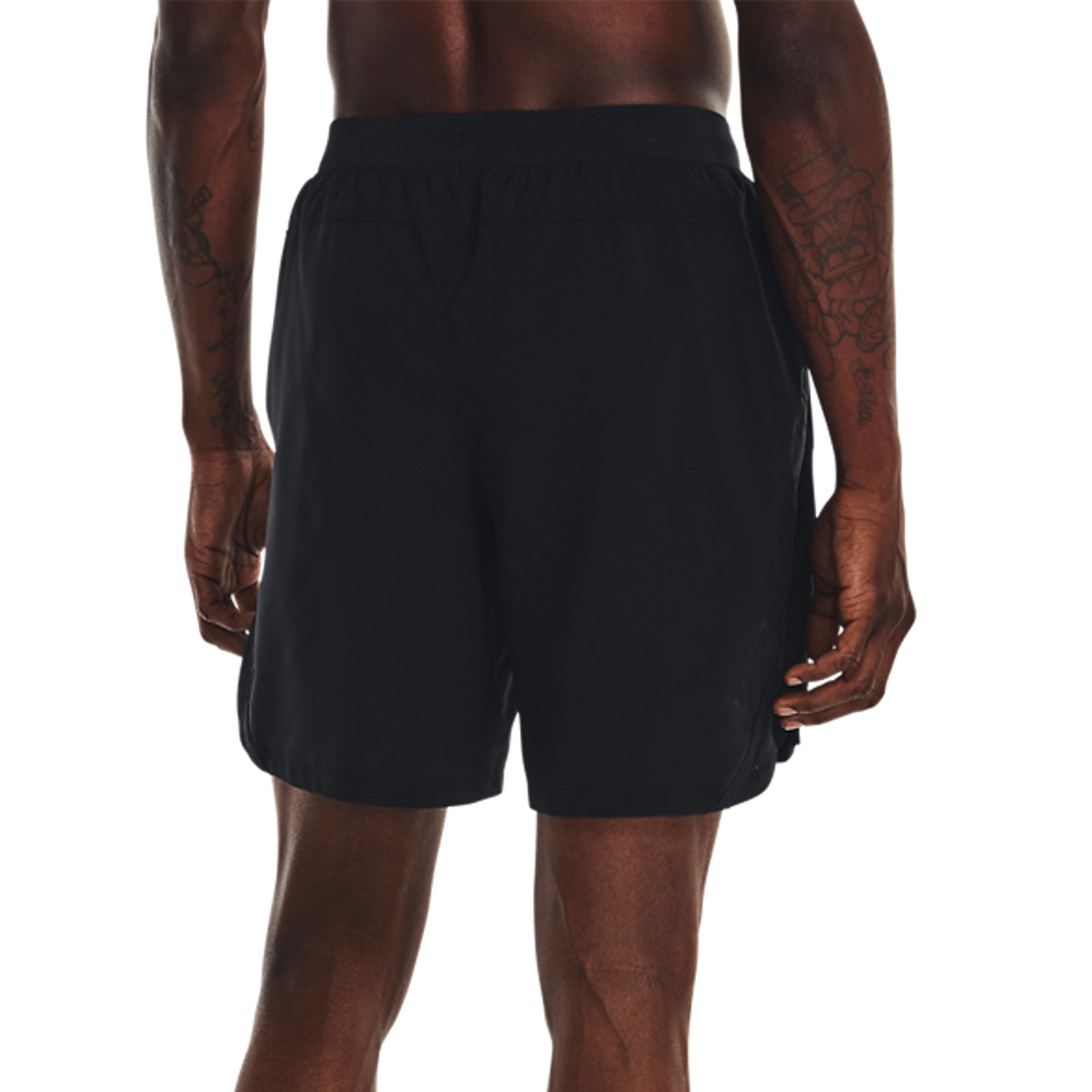 Under Armour Launch Graphic 7in Pantaloncini Black/Reflective