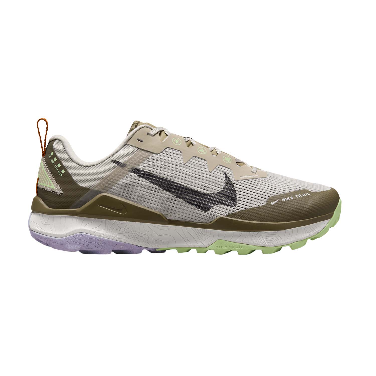 Nike React Wildhorse 8 Light Iron Ore/Anthracite/Lilac Bloom