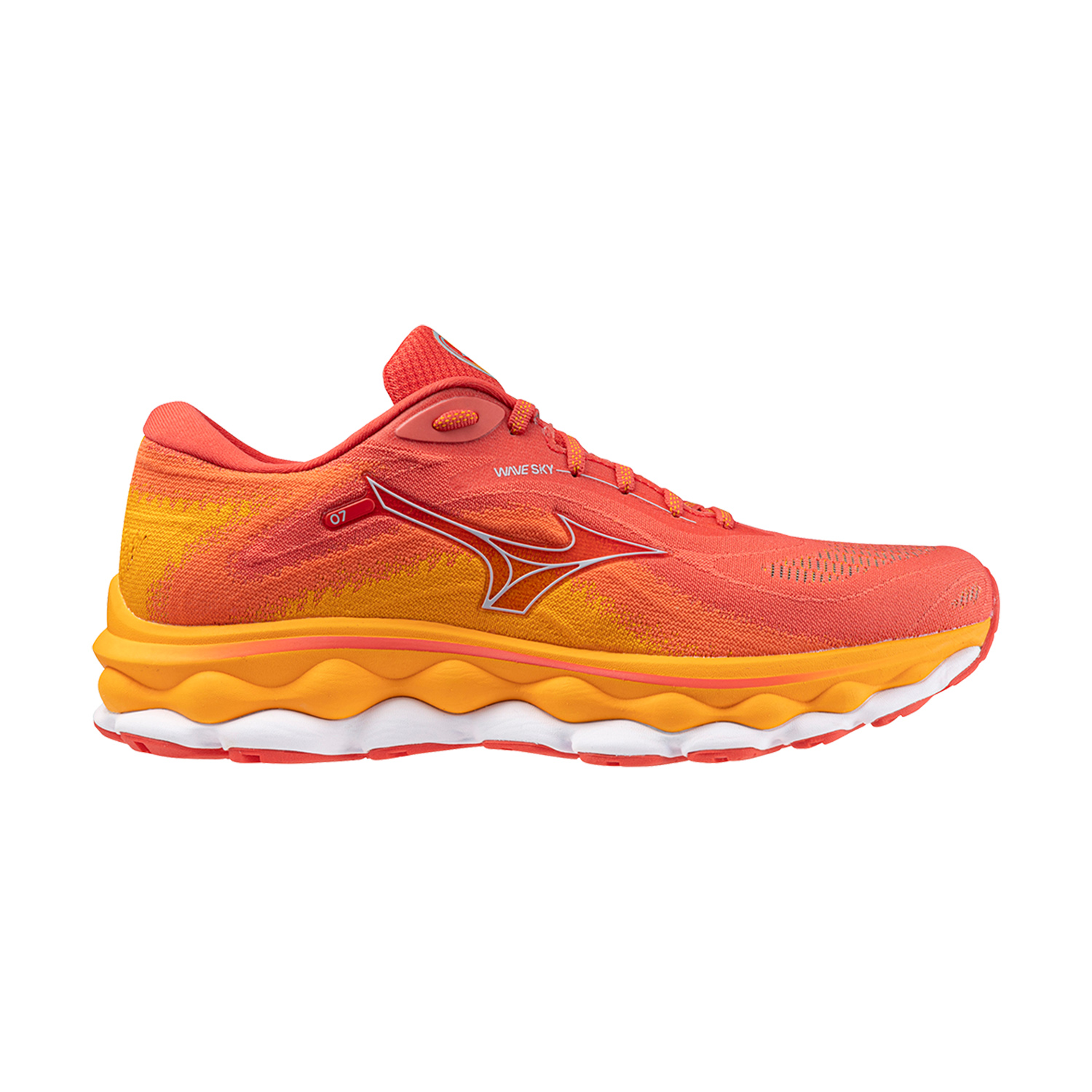 Mizuno Wave Sky 7 Cayenne/Nickel/Carrot Curl