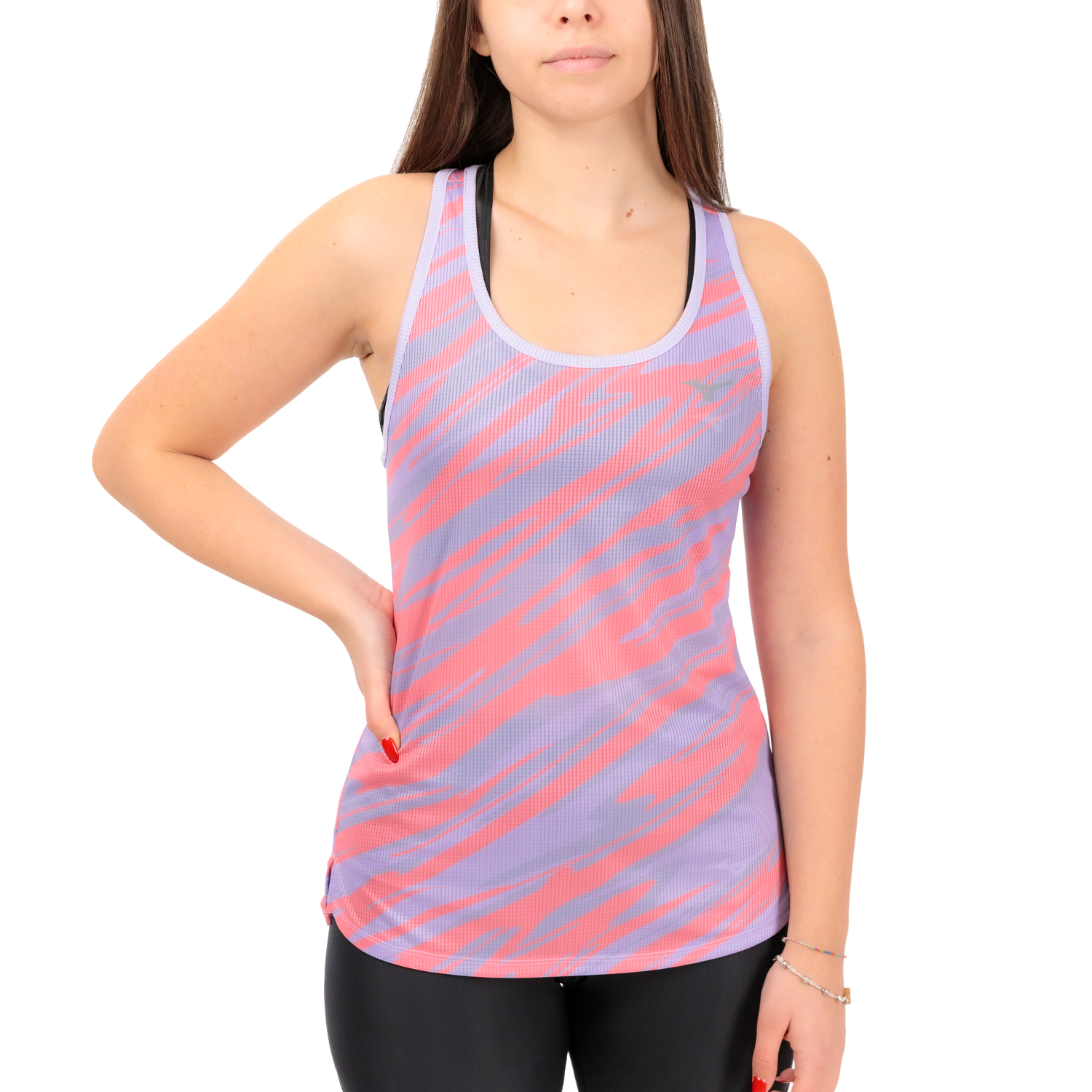 Mizuno Dryaeroflow Graphic Canotta Pastel Lilac