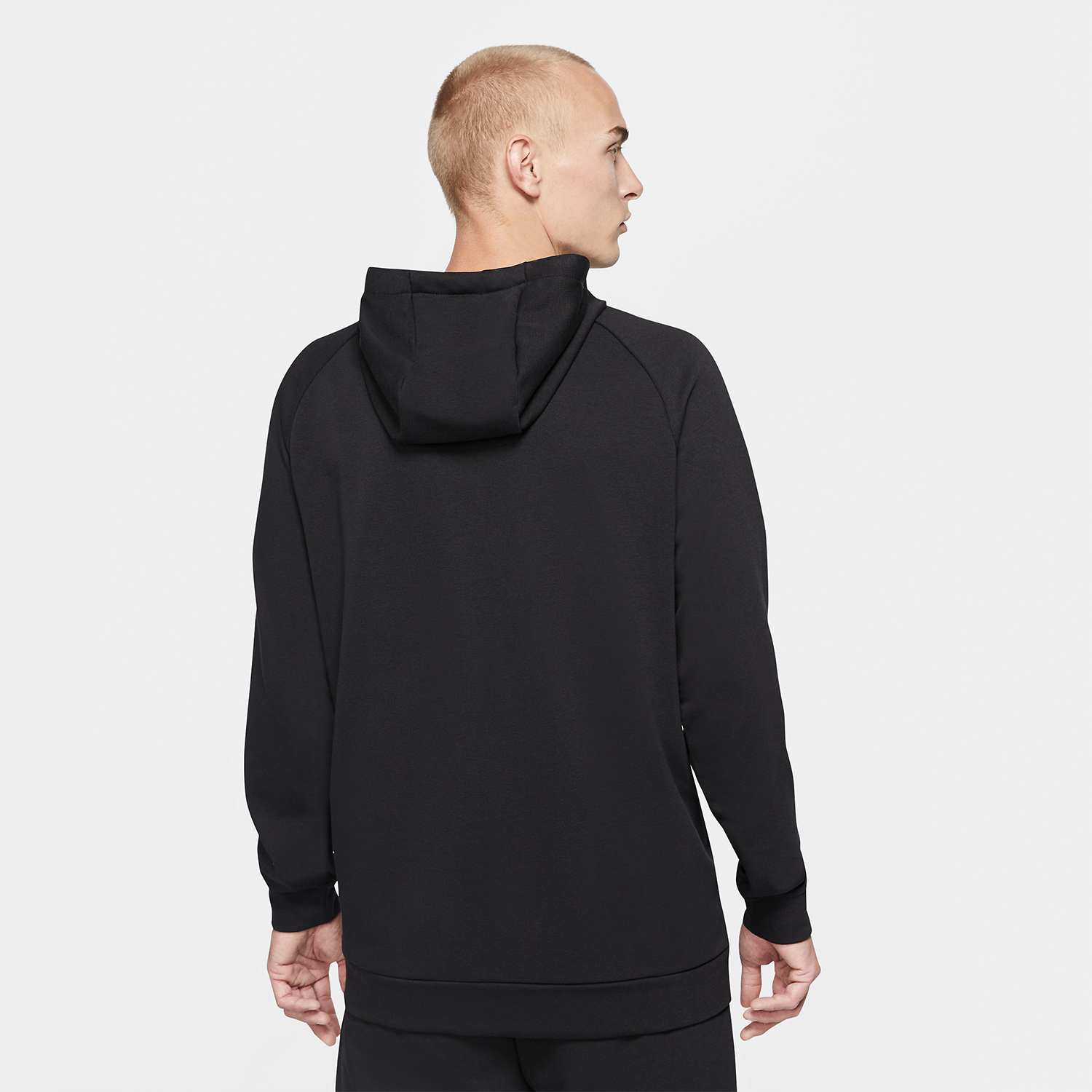 Nike Dri-FIT Swoosh Felpa Black/White