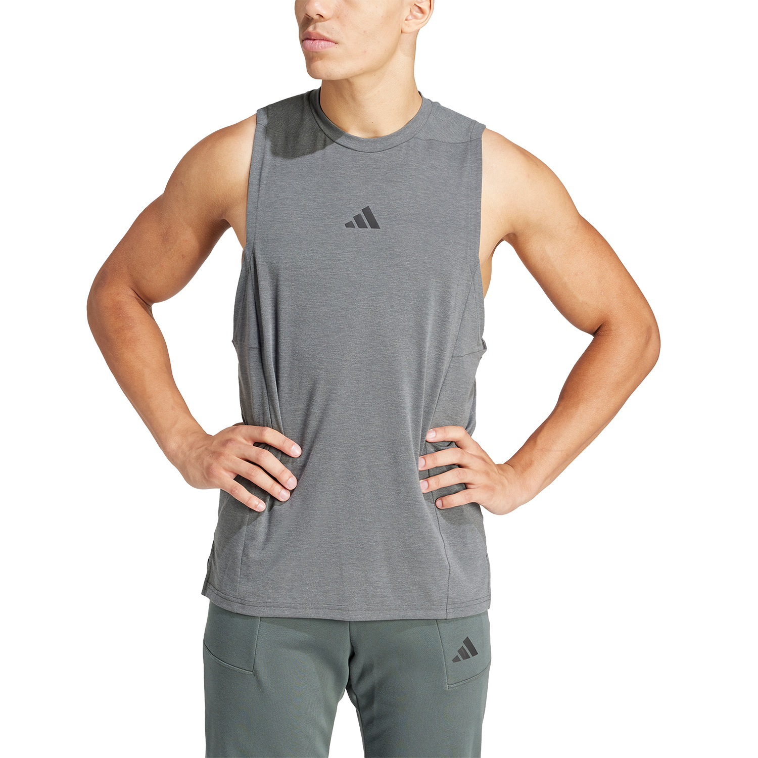 adidas D4T AEROREADY Canotta Dgh Solid Grey