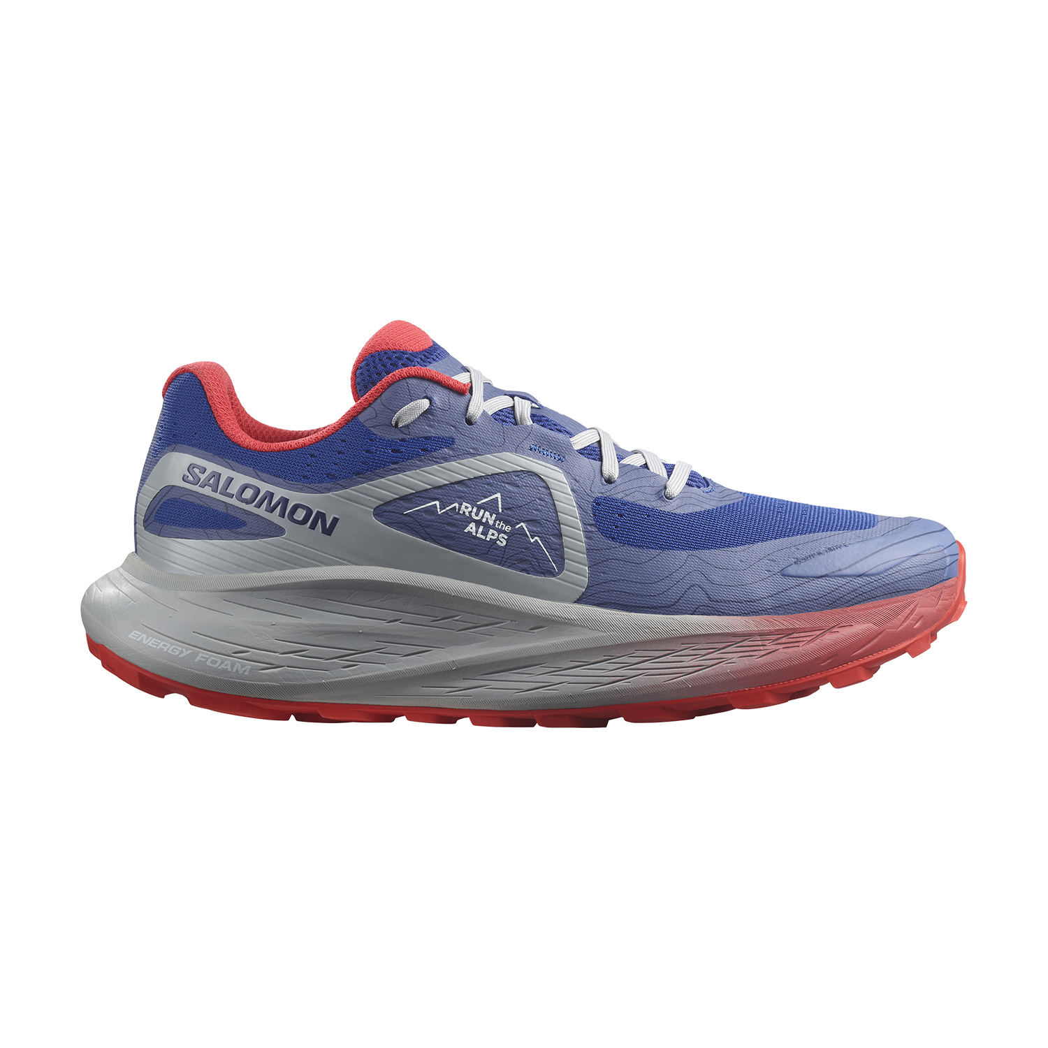 Salomon Glide Max TR Run The Alps Surf The Web/Quarry/High Risk Red
