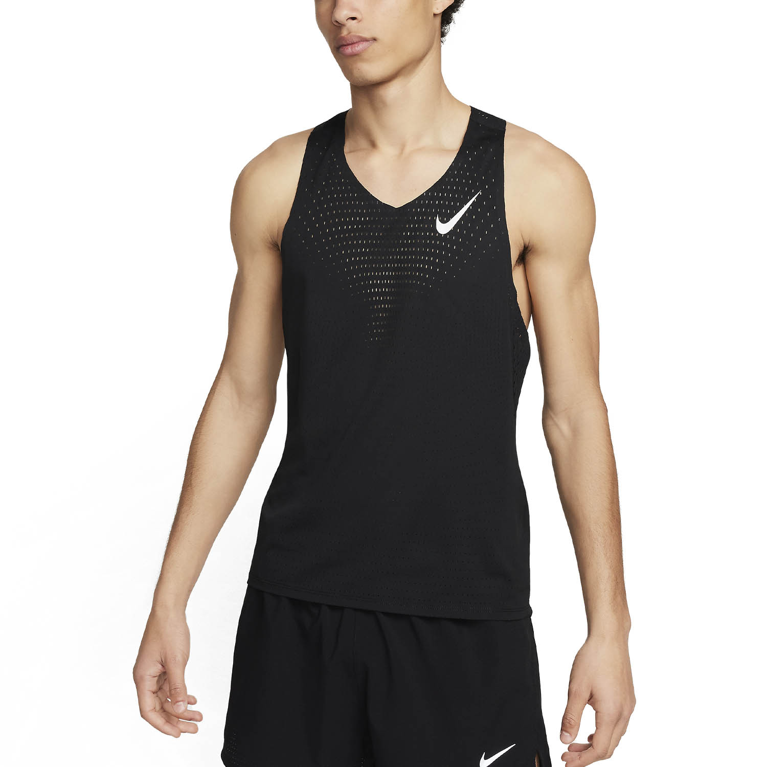Nike Dri-FIT ADV AeroSwift Canotta Black/Summit White