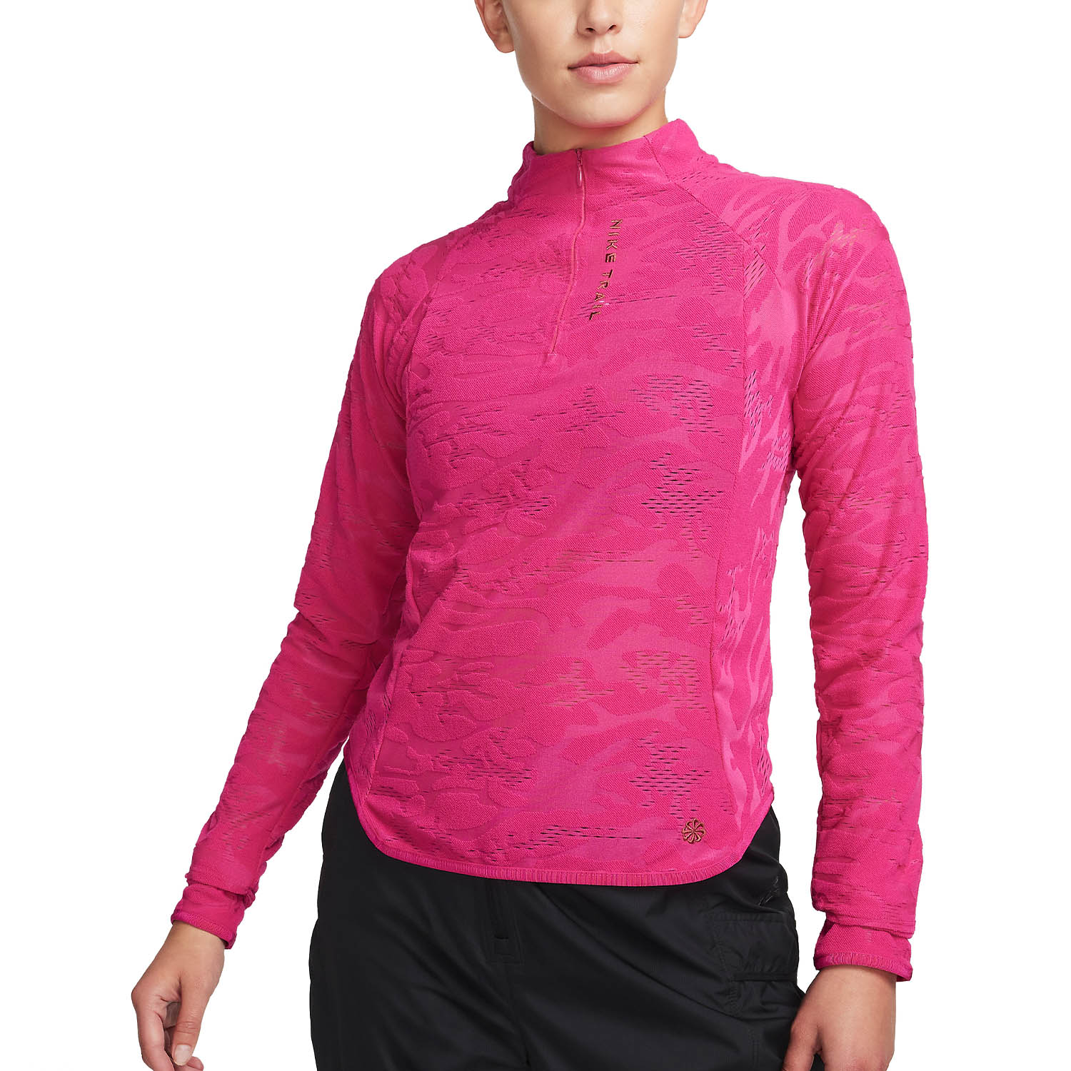Nike Trail Pro Maglia Fireberry/Cedar