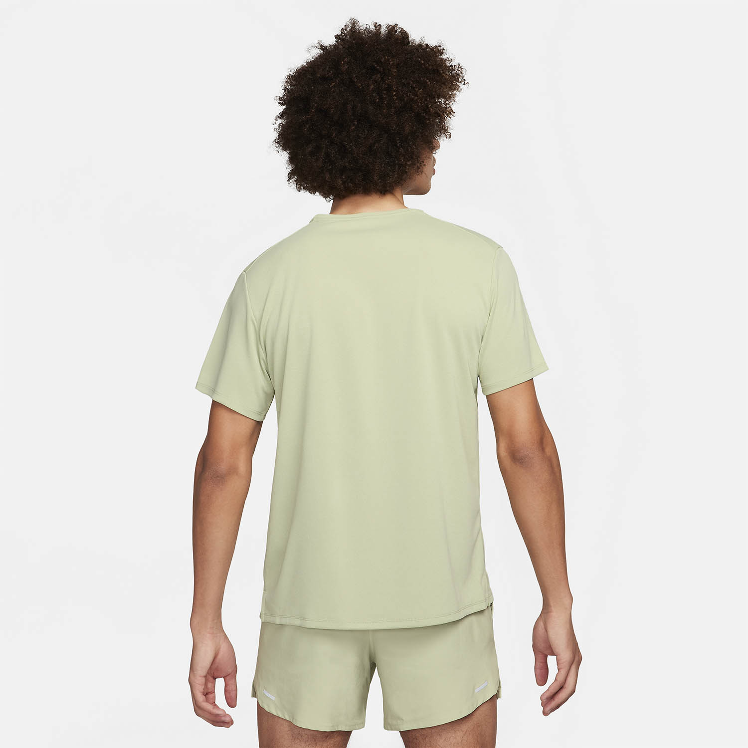 Nike Dri-FIT UV Run Division Miler Maglietta Sea Glass/Olive Aura/Heather/Reflective Silver