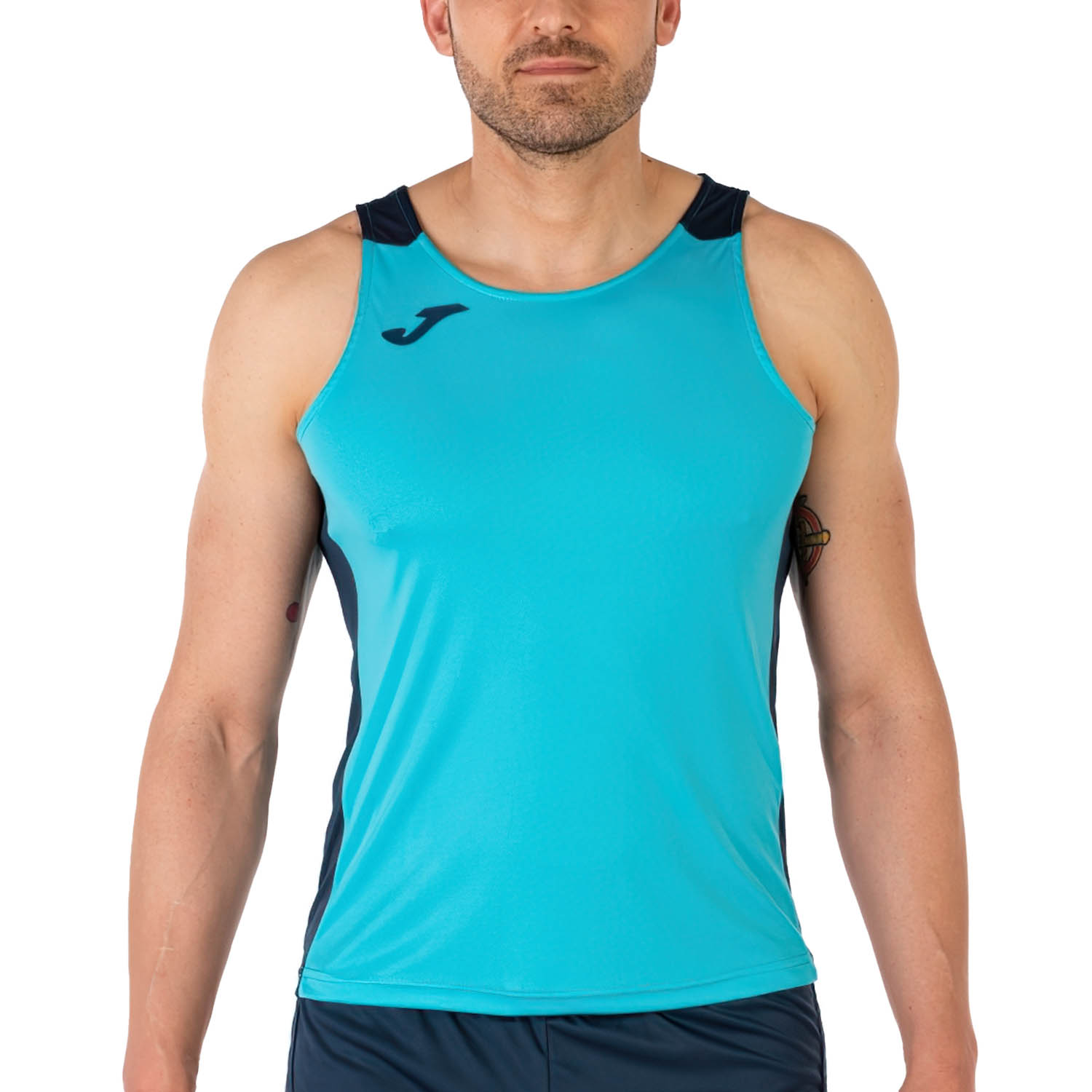 Joma Record II Canotta Fluor Turquoise/Dark Navy
