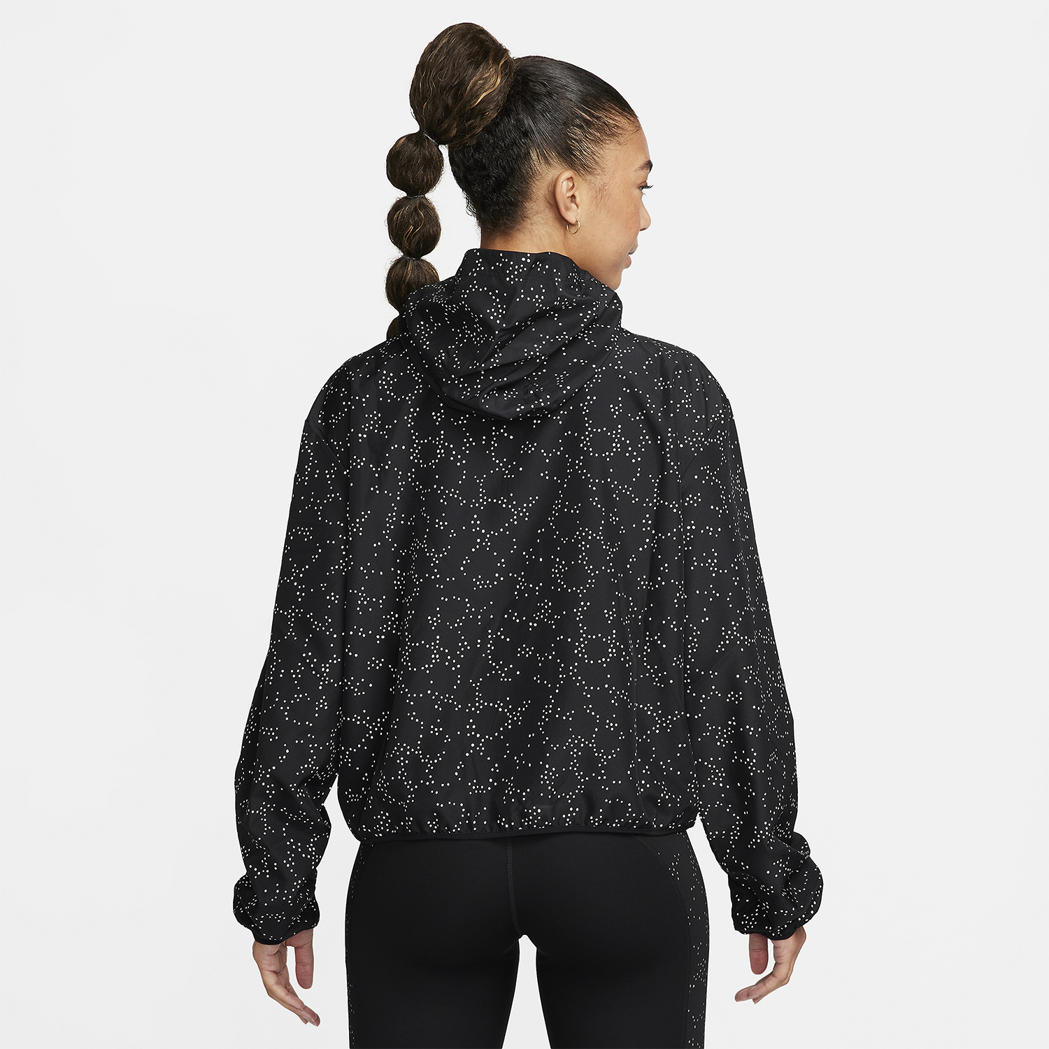 Nike Dri-FIT Logo Giacca Black/Reflective Silver