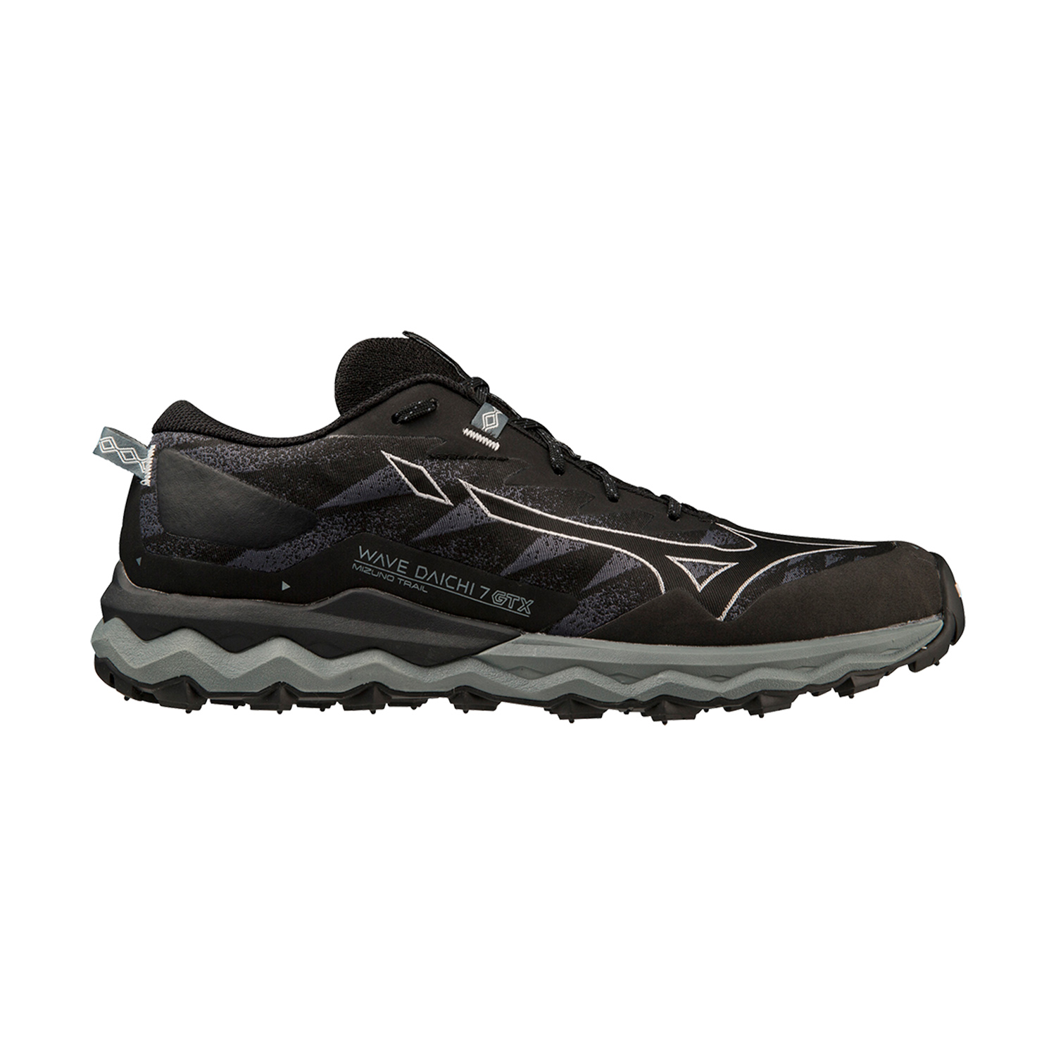 Mizuno Wave Daichi 7 GTX Black/Ombre Blue/Stormy Weather