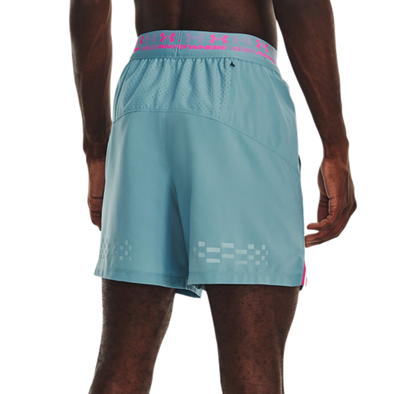 Under Armour Anywhere 5in Pantaloncini Still Water/Rebel Pink