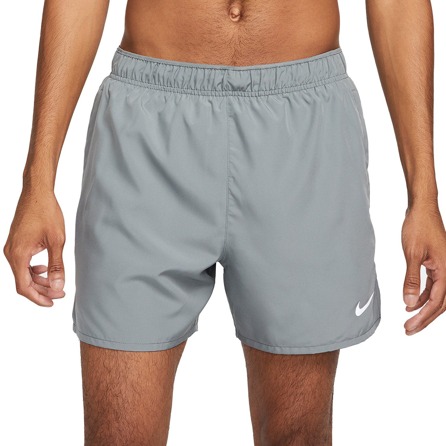 Nike Challenger 5in Pantaloncini Smoke Grey/Reflective Silver
