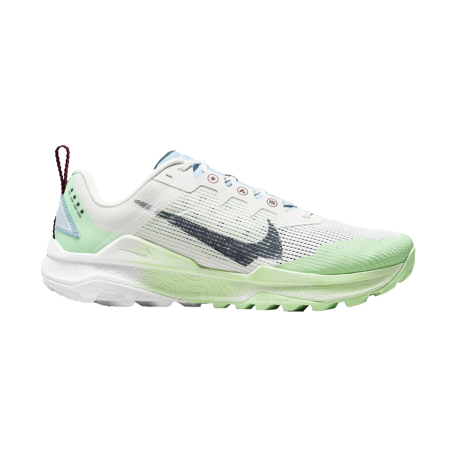Nike React Wildhorse 8 Summit White/Thunder Blue/Vapor Green