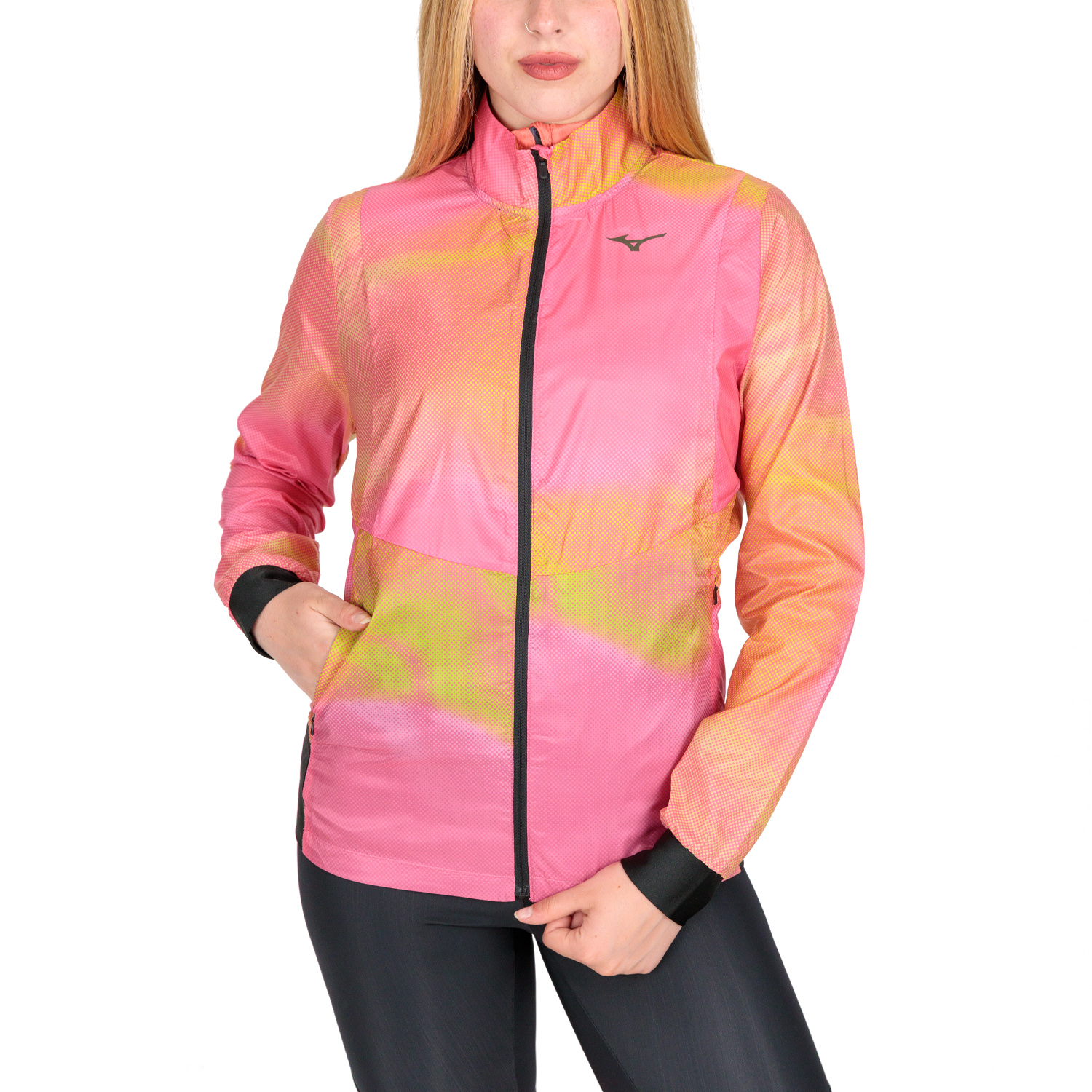 Mizuno Premium Aero Giacca Sangria Sunset/Evening Primrose