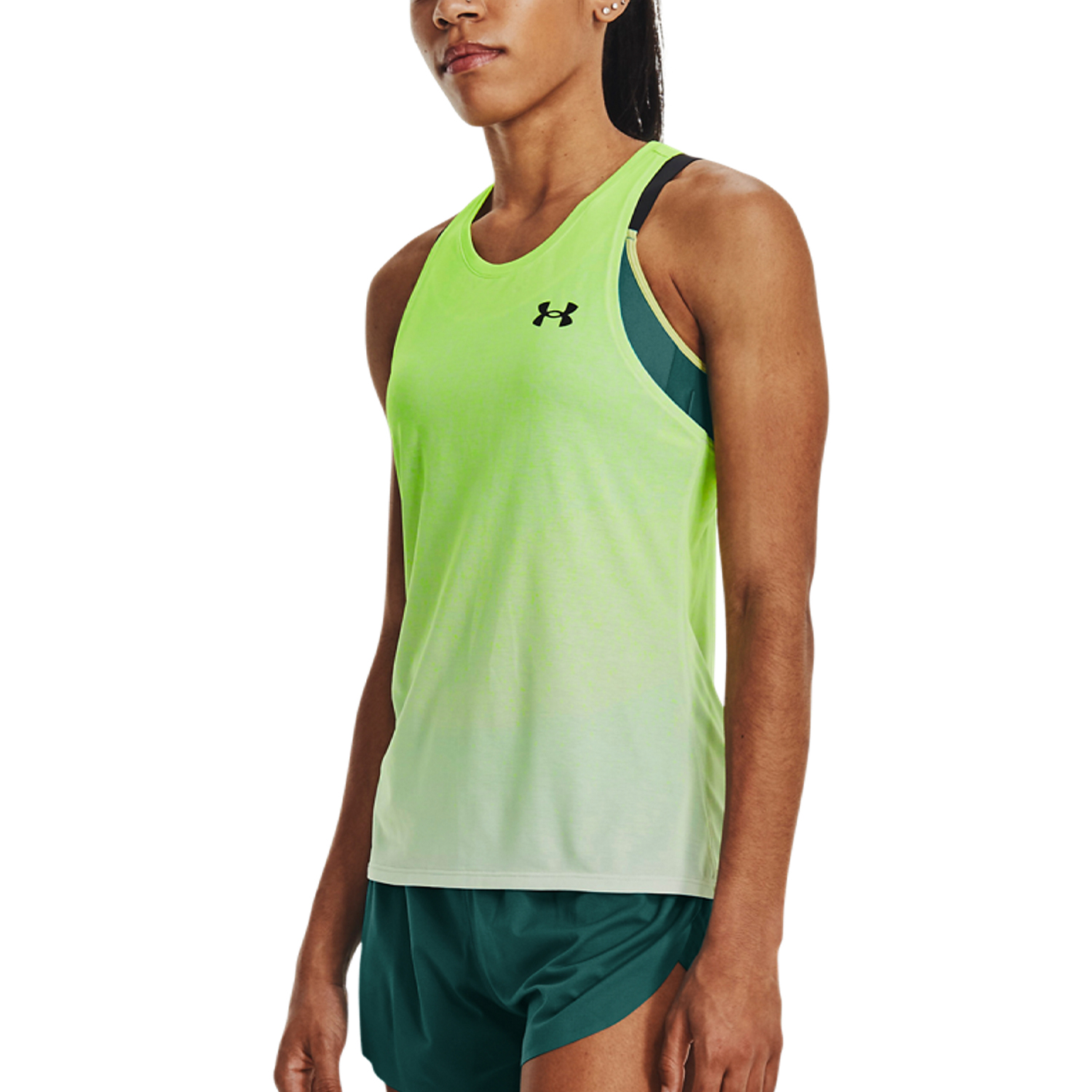 Under Armour Pro Elite Canotta Lime Surge/Halo Gray/Black