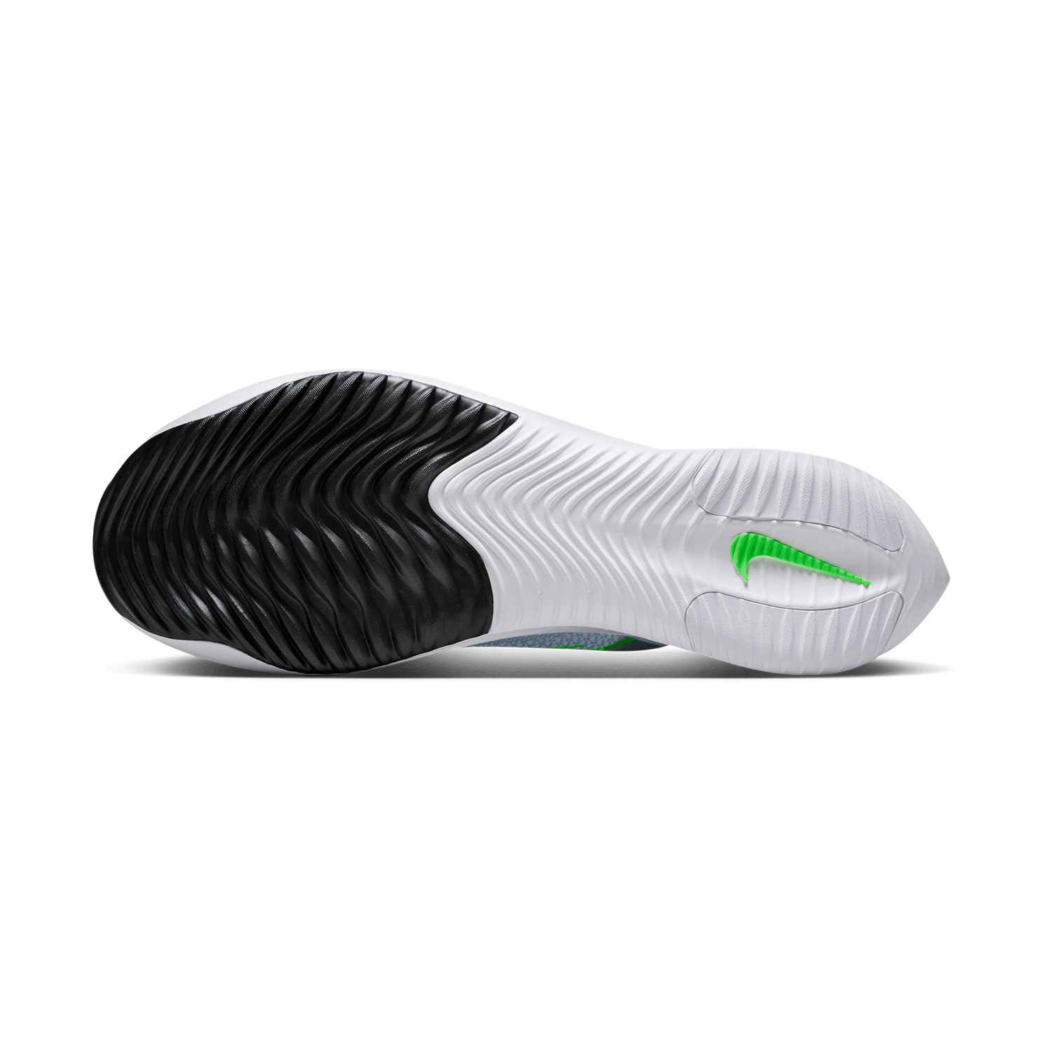 Nike ZoomX Streakfly Football Grey/Green Strike/Racer Blue
