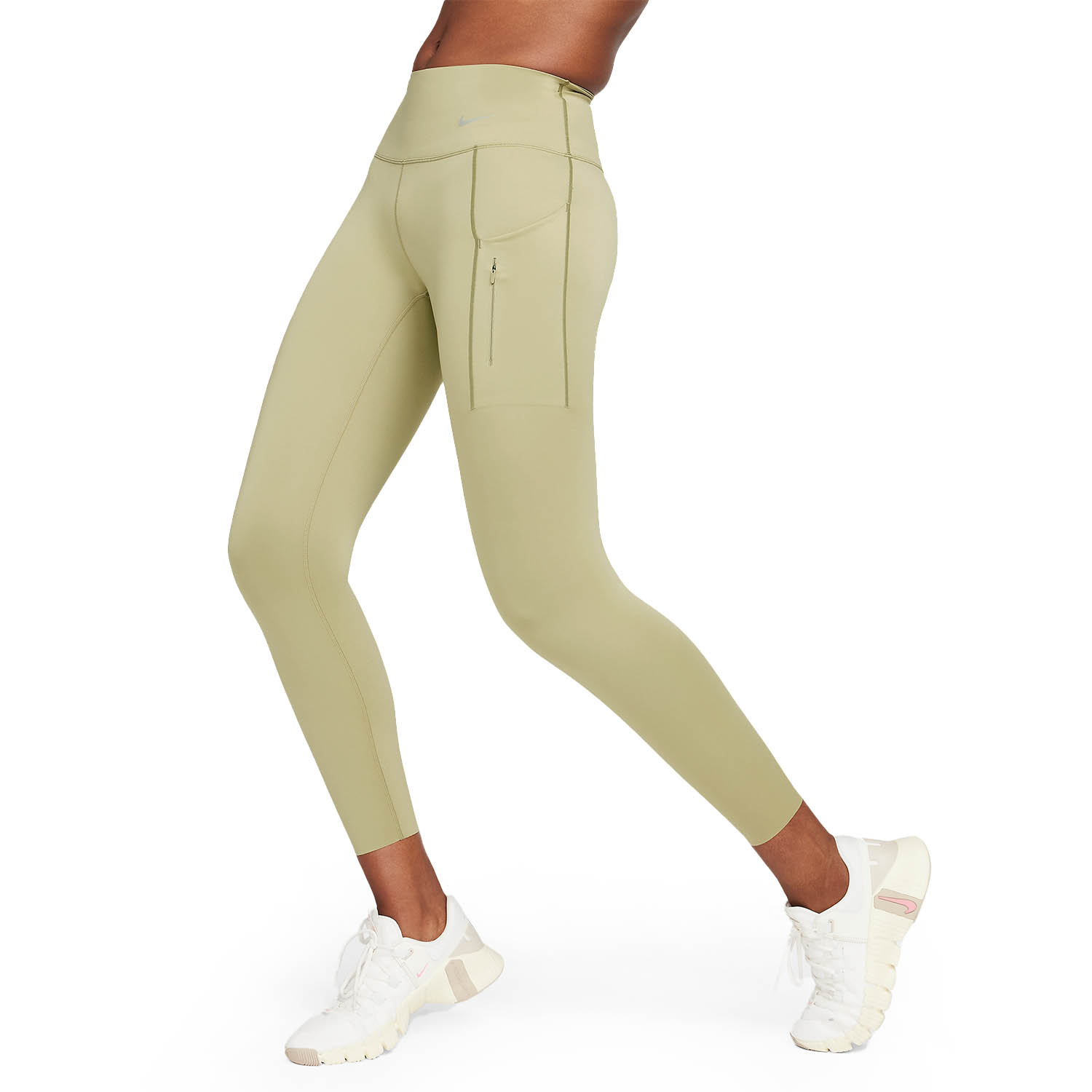 Nike Go Swoosh 7/8 Tights Neutral Olive/Black
