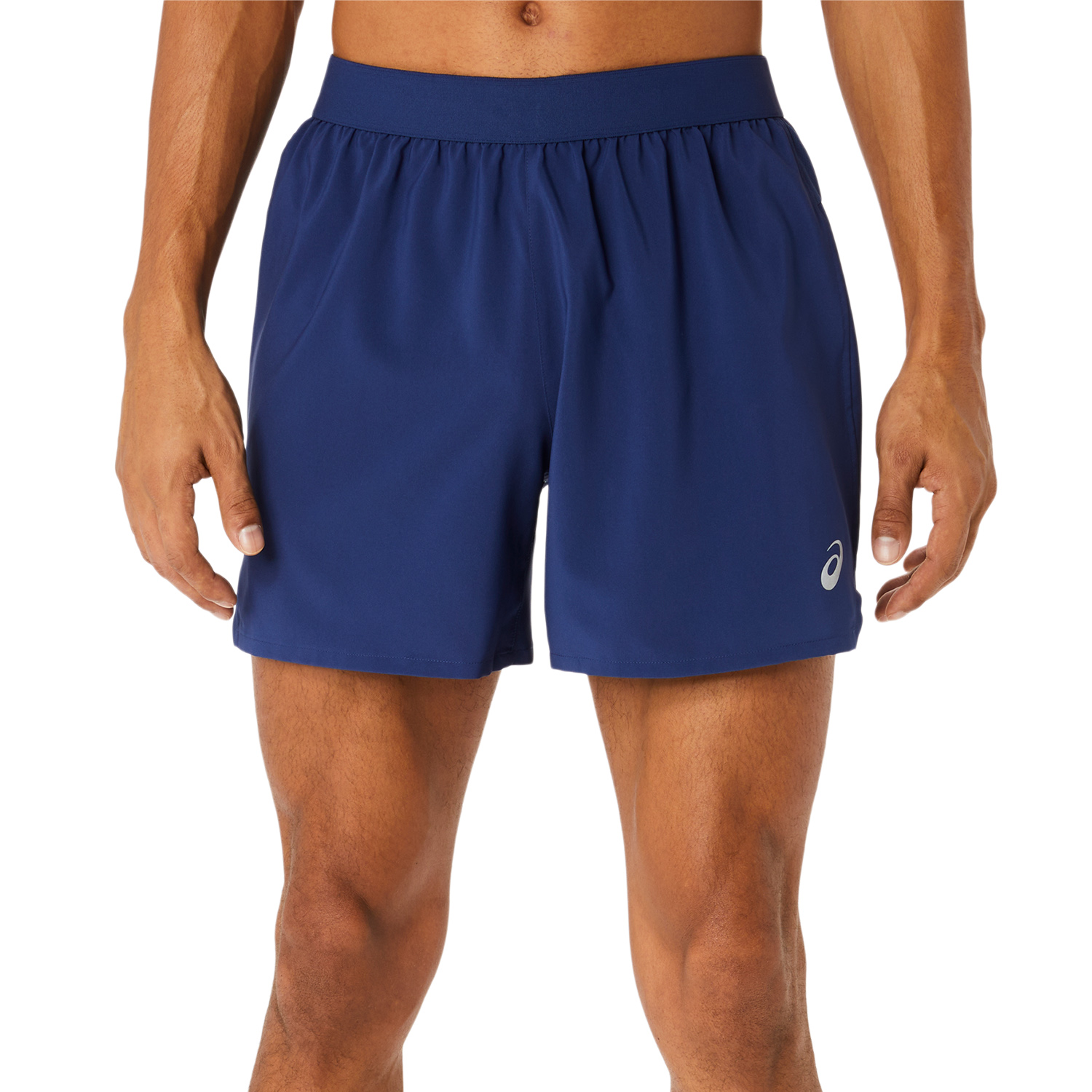Asics Road Logo 5in Pantaloncini Deep Ocean
