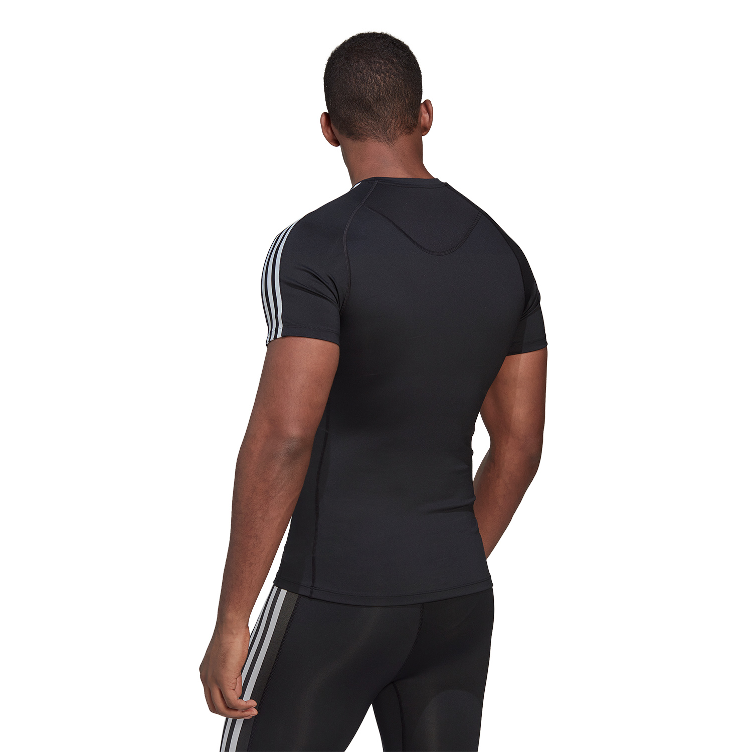 adidas 3 Stripes AEROREADY Maglietta Black
