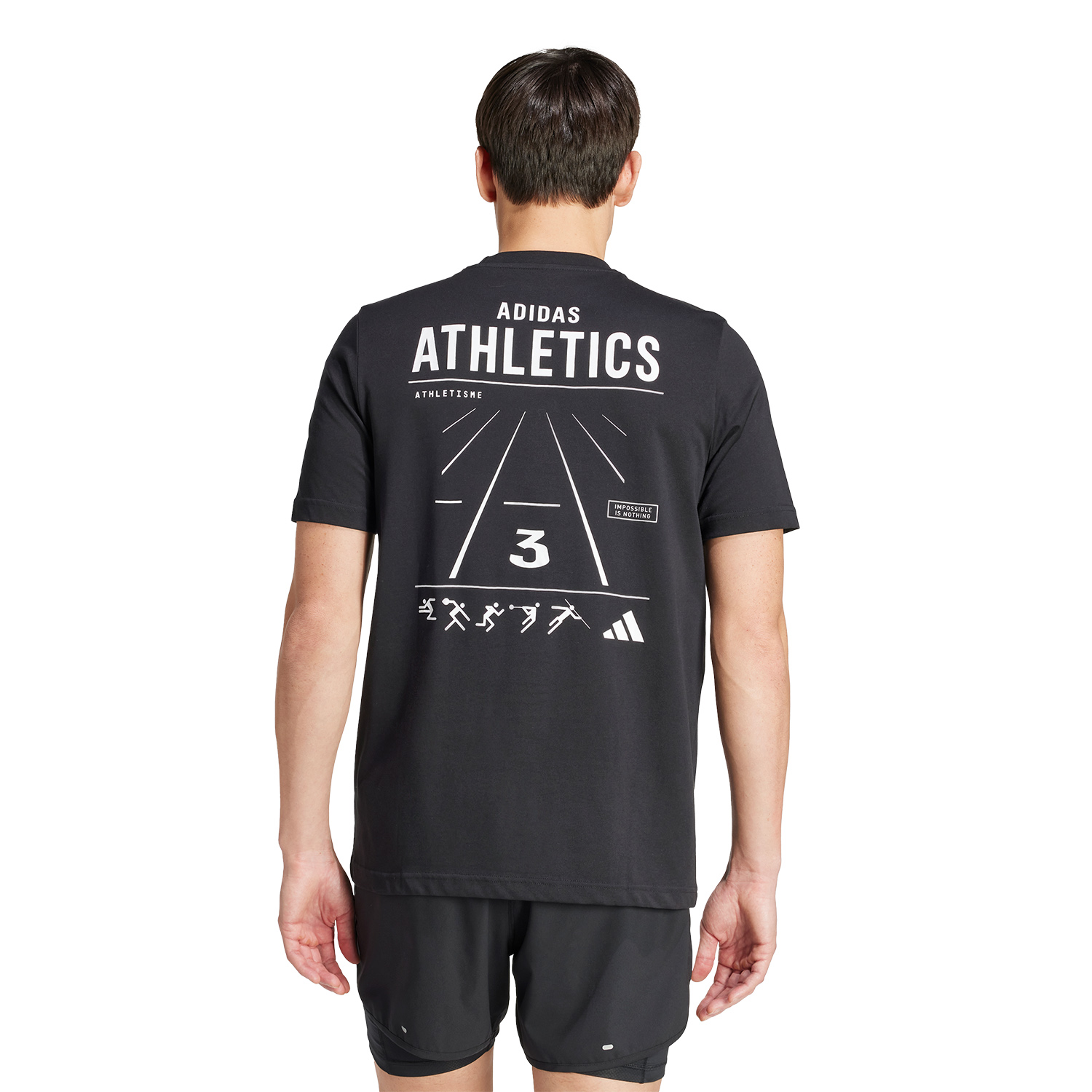 adidas Athlete Maglietta Black