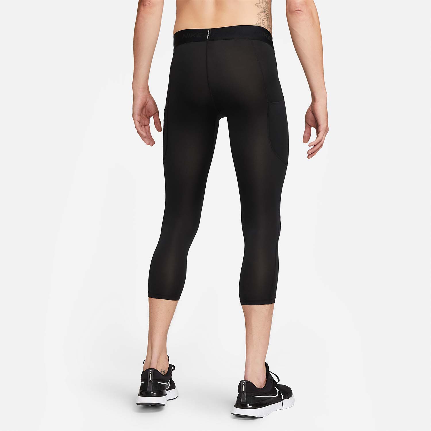 Nike Dri-FIT Pro 3/4 Calzamaglia Black/White