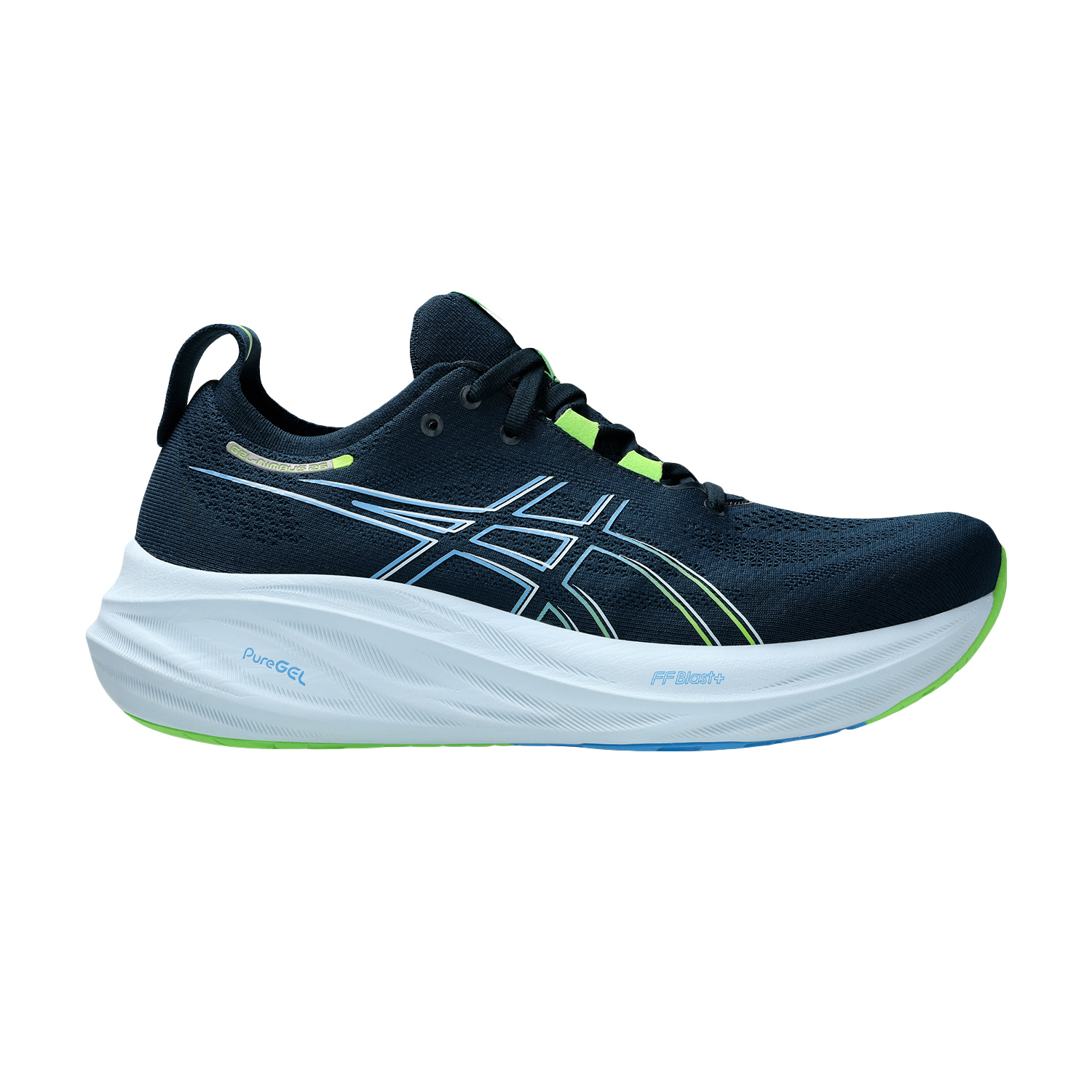 Asics Gel Nimbus 26 French Blue/Electric Lime