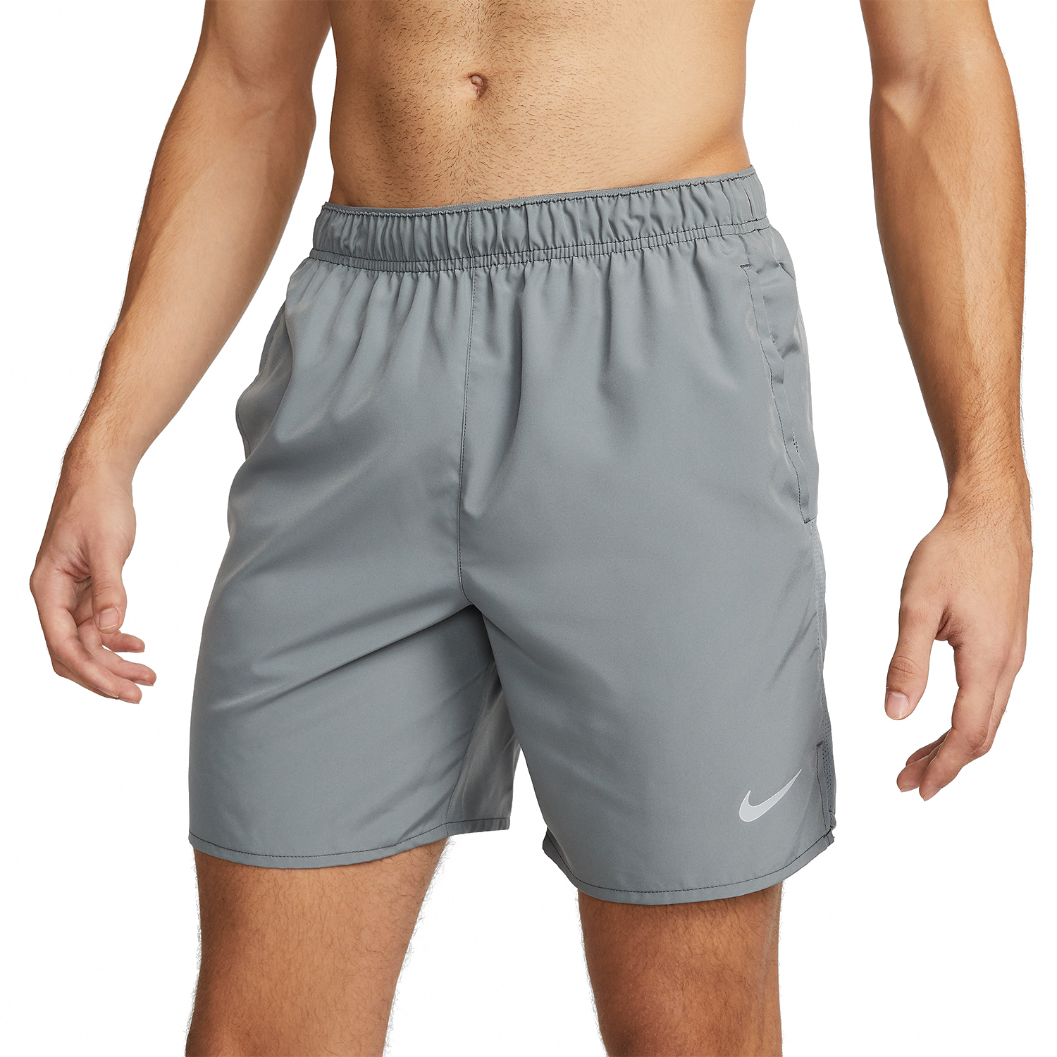 Nike Challenger 7in Pantaloncini Smoke Grey/Reflective Silver