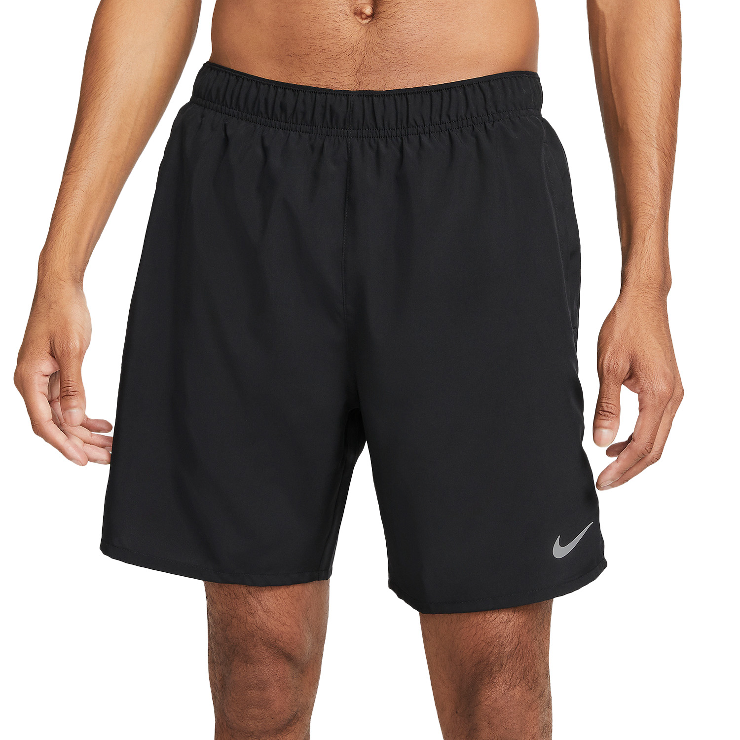 Nike Challenger 2 in 1 7in Pantaloncini Black/Reflective Silver