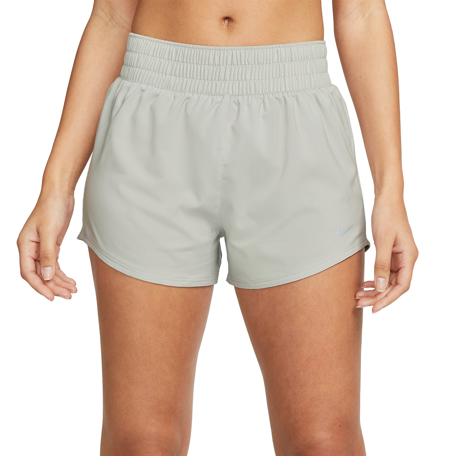 Nike Dri-FIT One 3in Pantaloncini Light Iron Ore/Reflective Silver