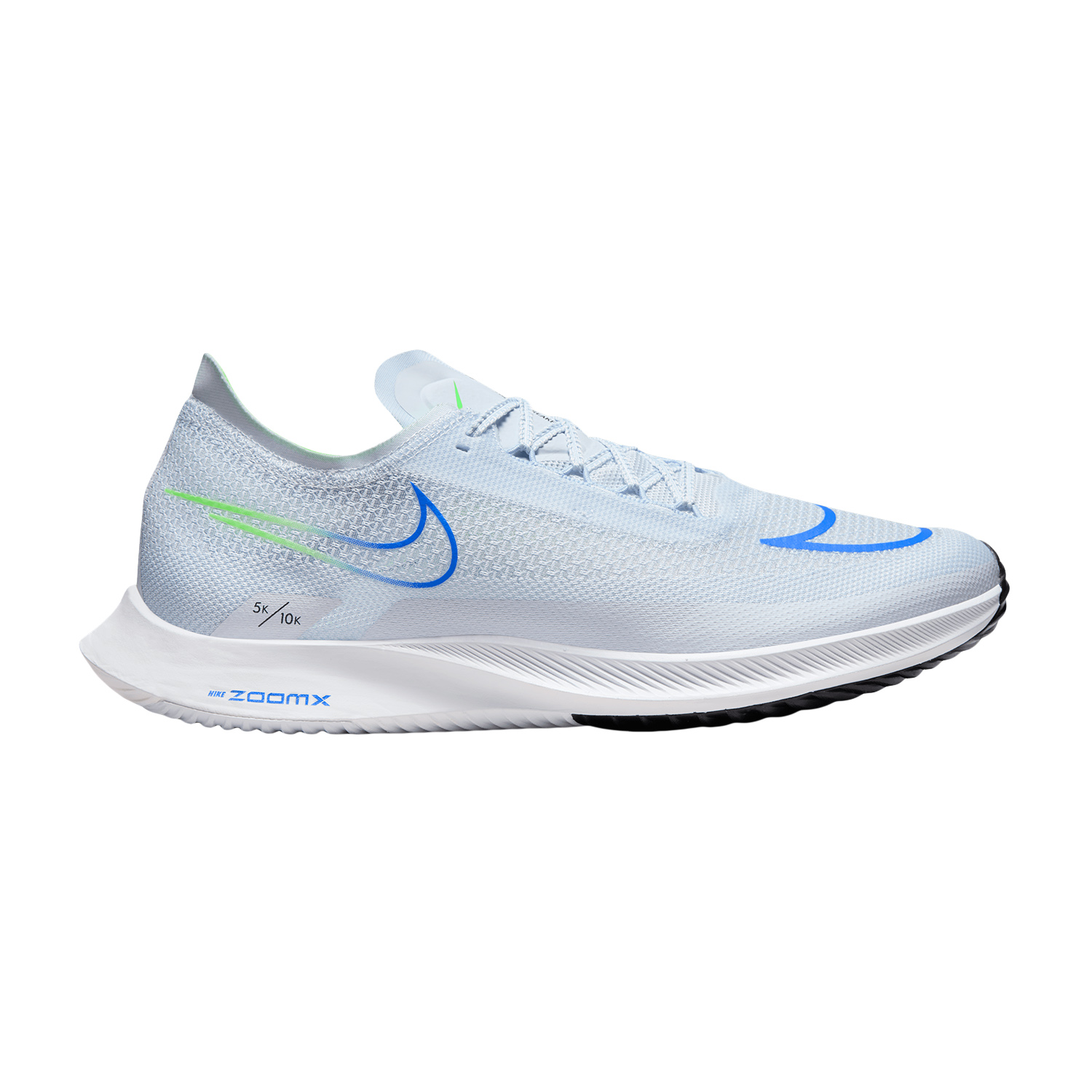 Nike ZoomX Streakfly Football Grey/Green Strike/Racer Blue