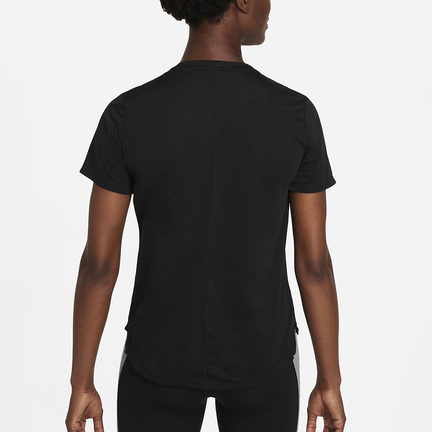 Nike One Dri-FIT Logo Maglietta Black/White