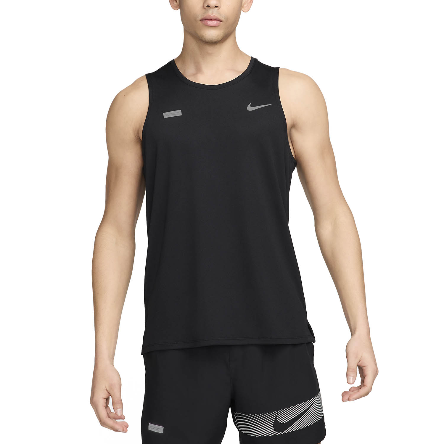Nike Flash Miler Canotta Black/Reflective Silver