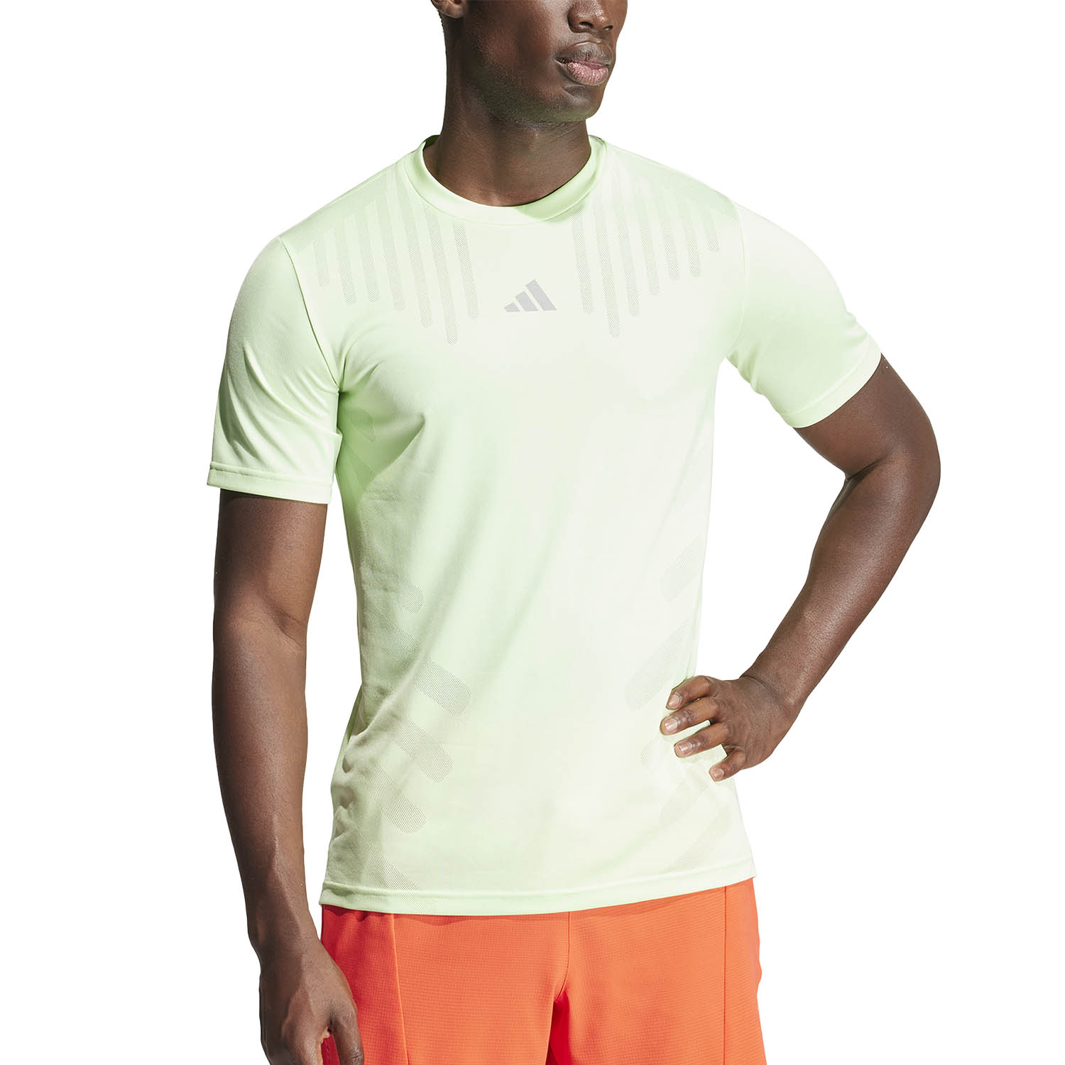 adidas HIIT HEAT.RDY Maglietta Semi Green Spark