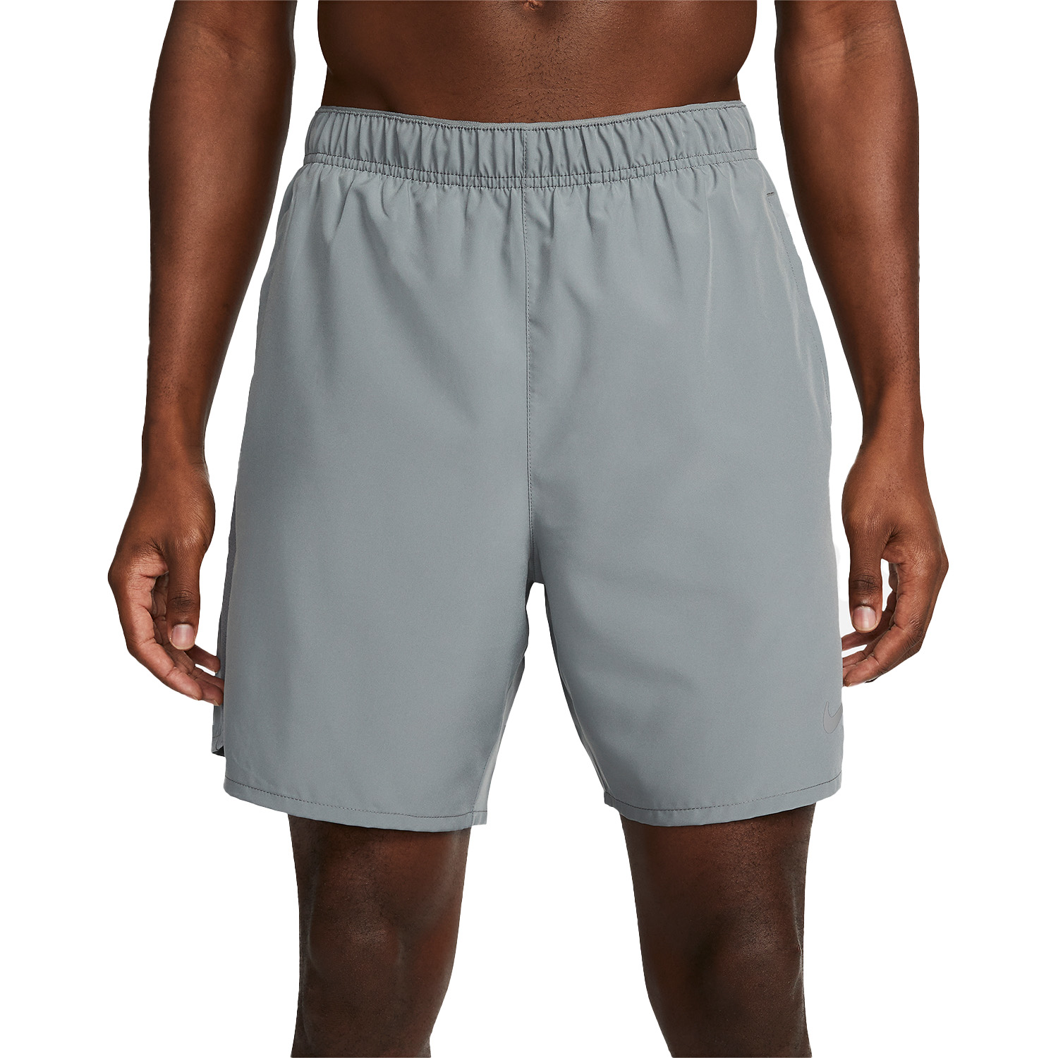 Nike Challenger 2 in 1 7in Pantaloncini Smoke Grey/Dark Smoke Grey/Reflective Silver