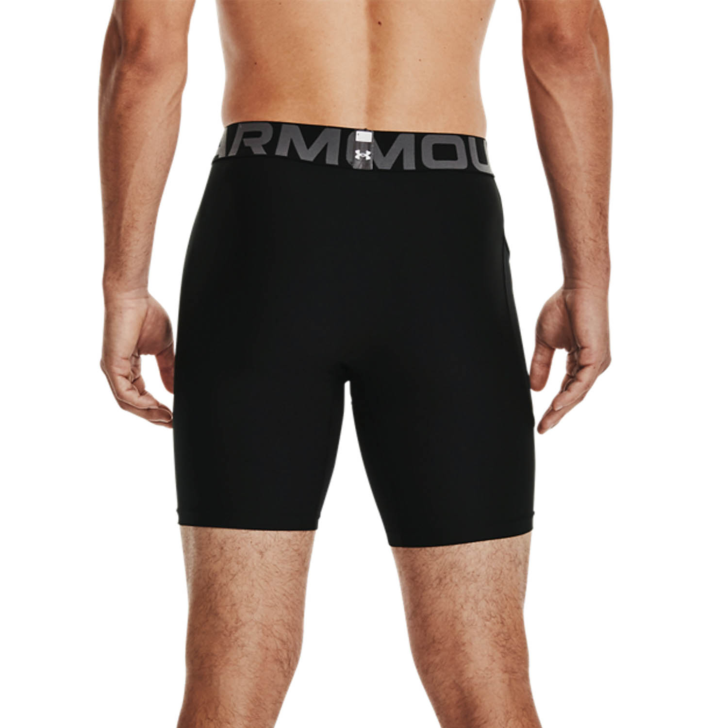 Under Armour HeatGear Calzamaglia Corta Black/Pitch Gray